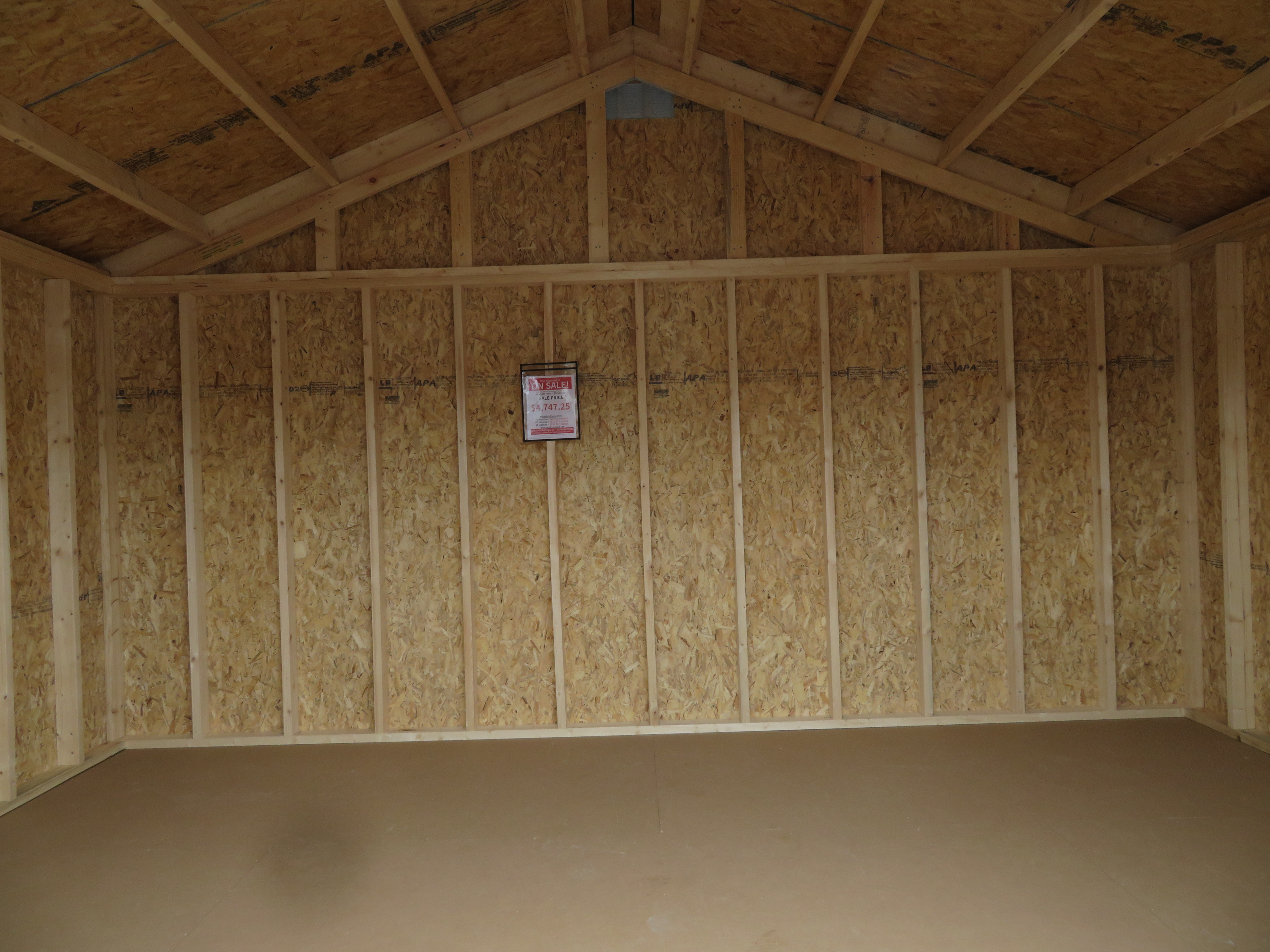 10x16 Old Hickory Buildings Side Gable