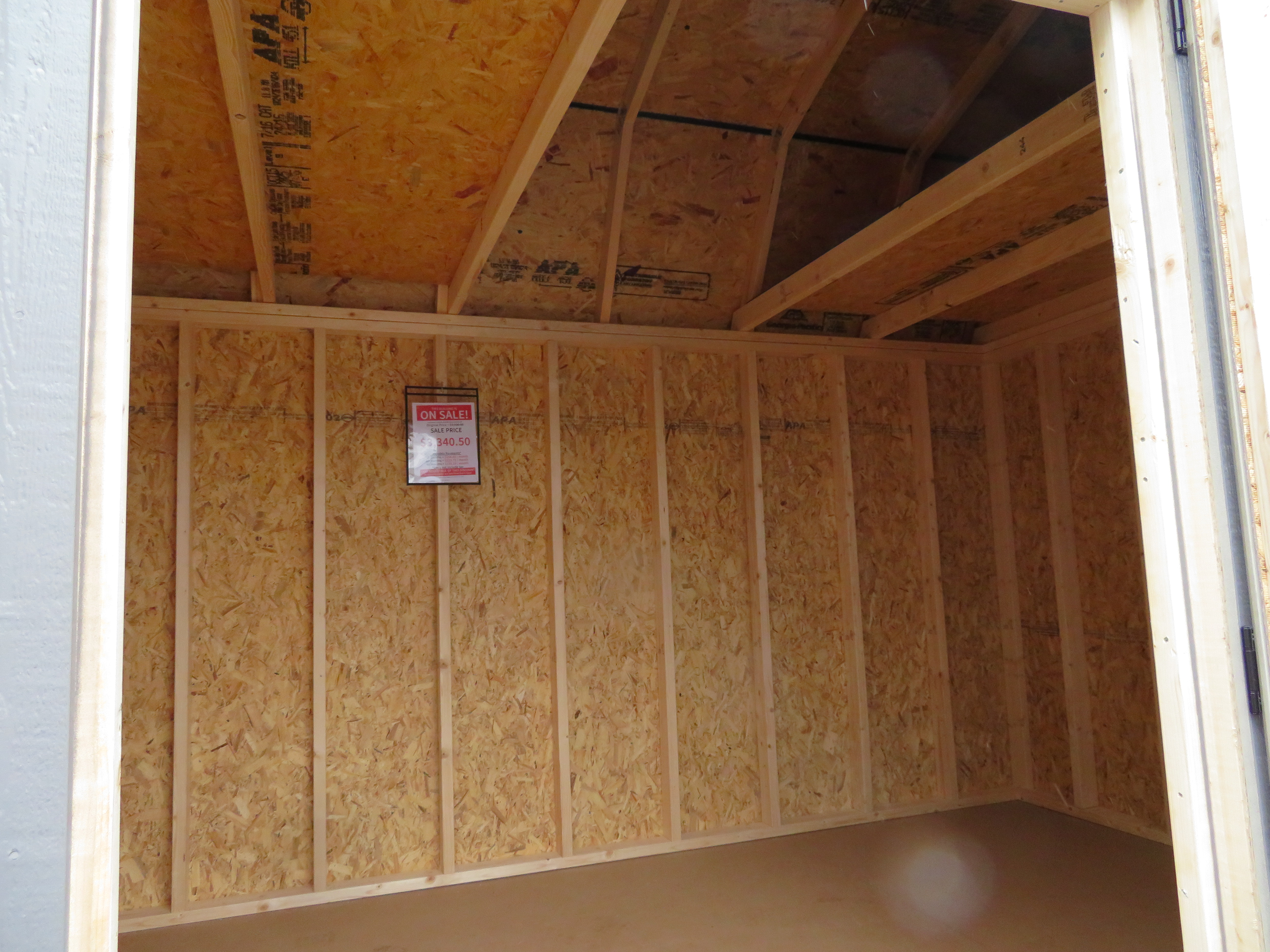 8x12 Old Hickory Buildings Side Lofted Barn