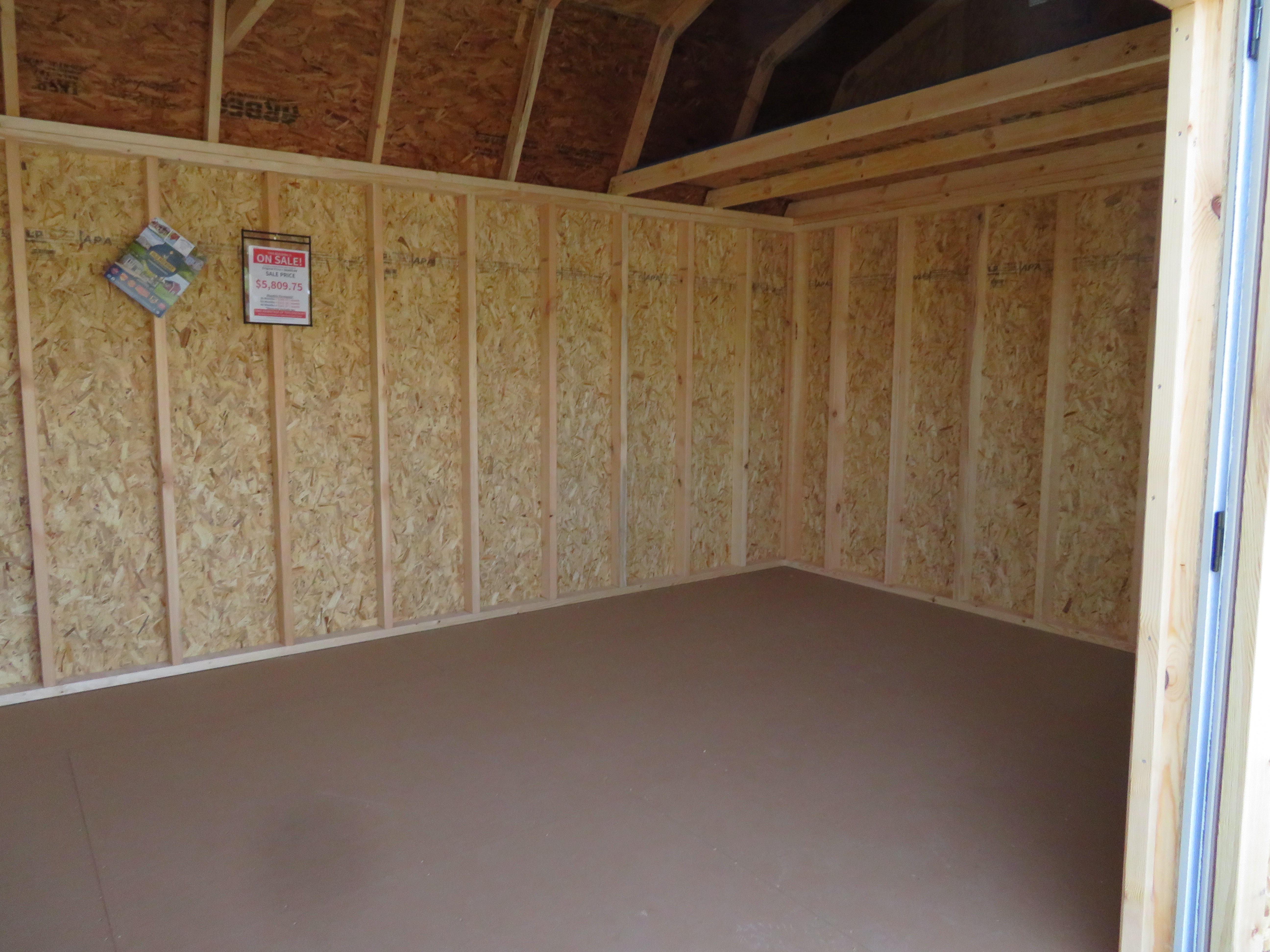 10x20 Old Hickory Buildings Lofted Barn