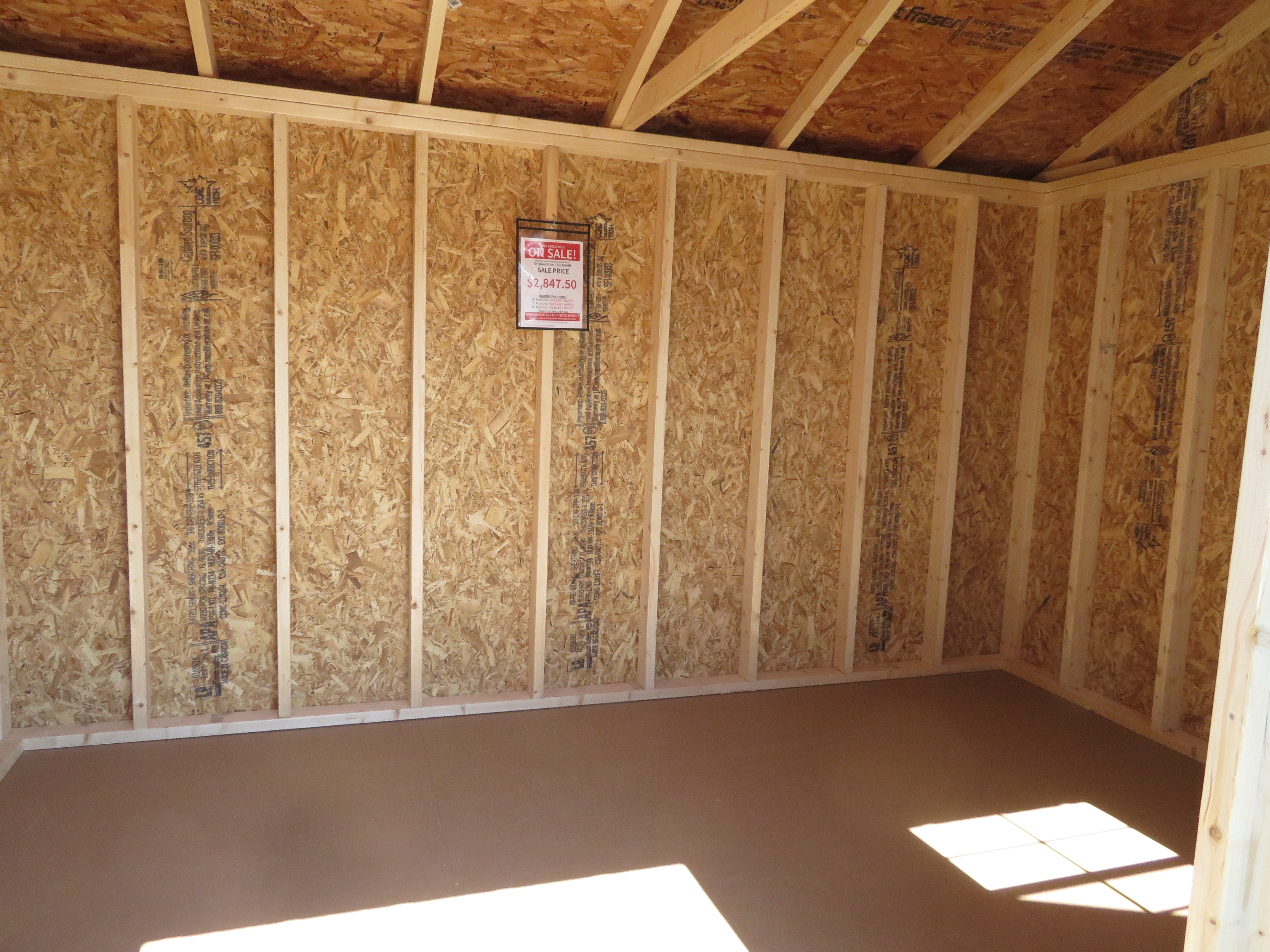 8x12 Old Hickory Buildings Side Utility Shed