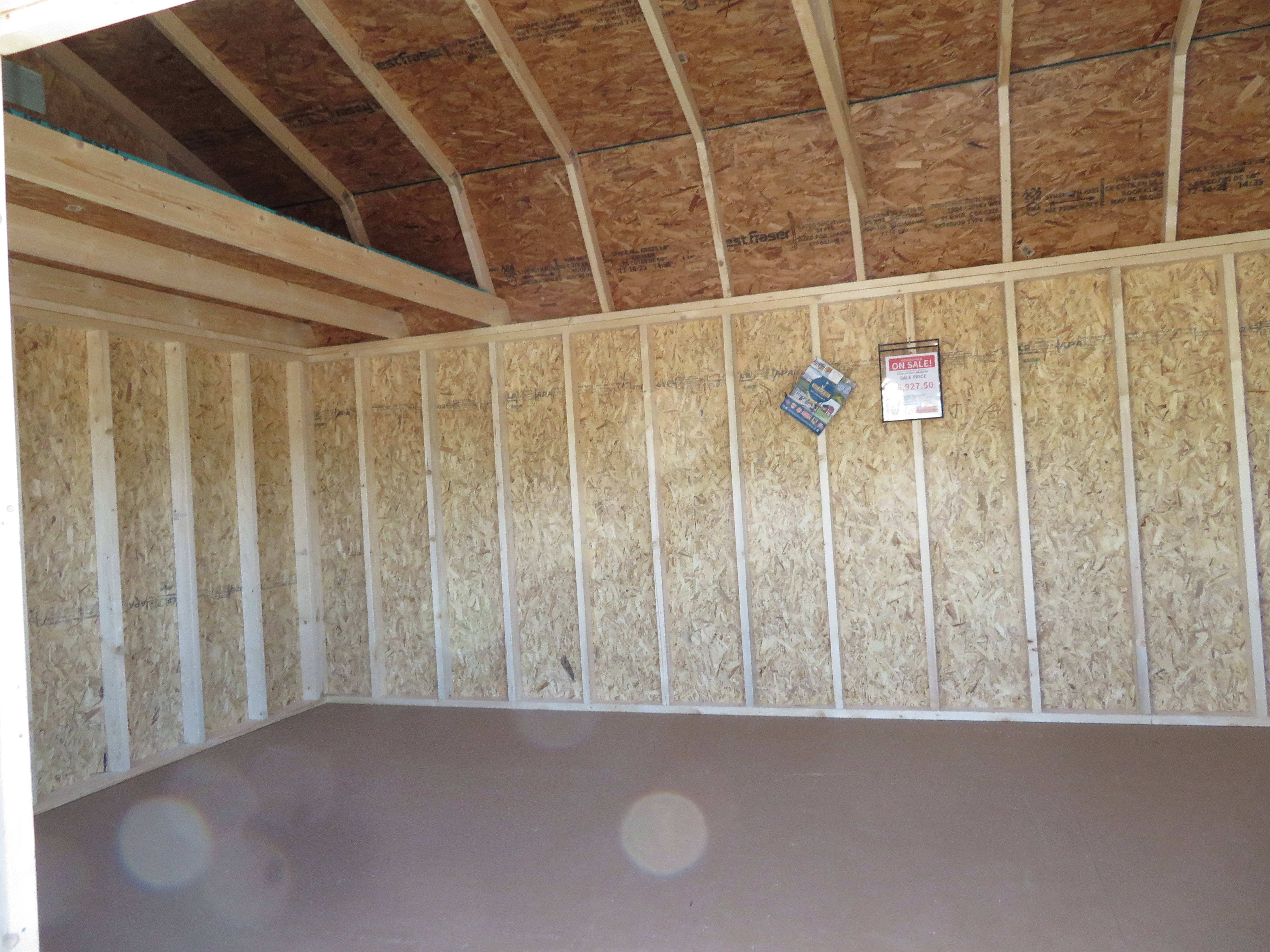 12x20 Old Hickory Buildings Side Lofted Barn 