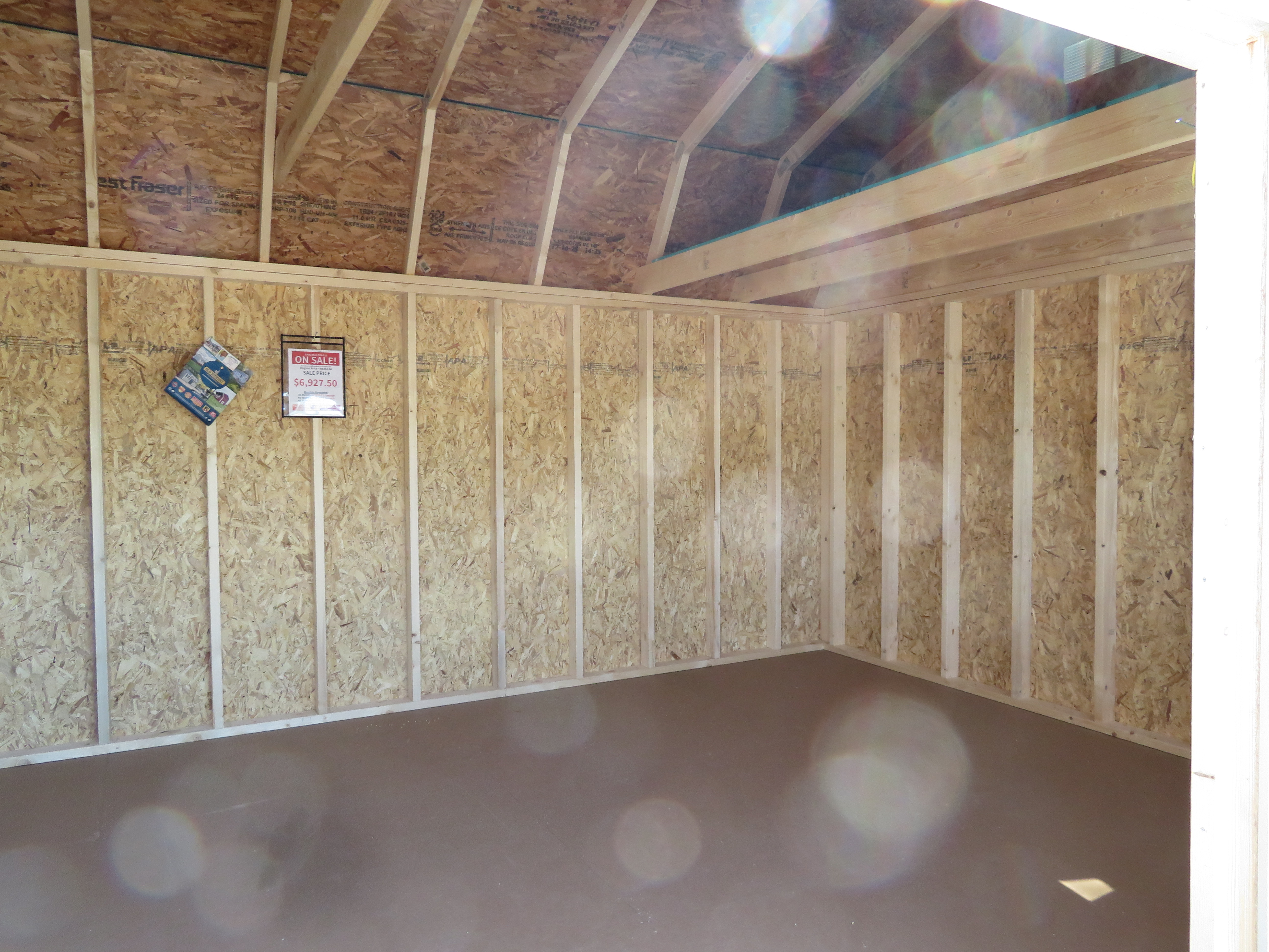12x20 Old Hickory Buildings Side Lofted Barn 