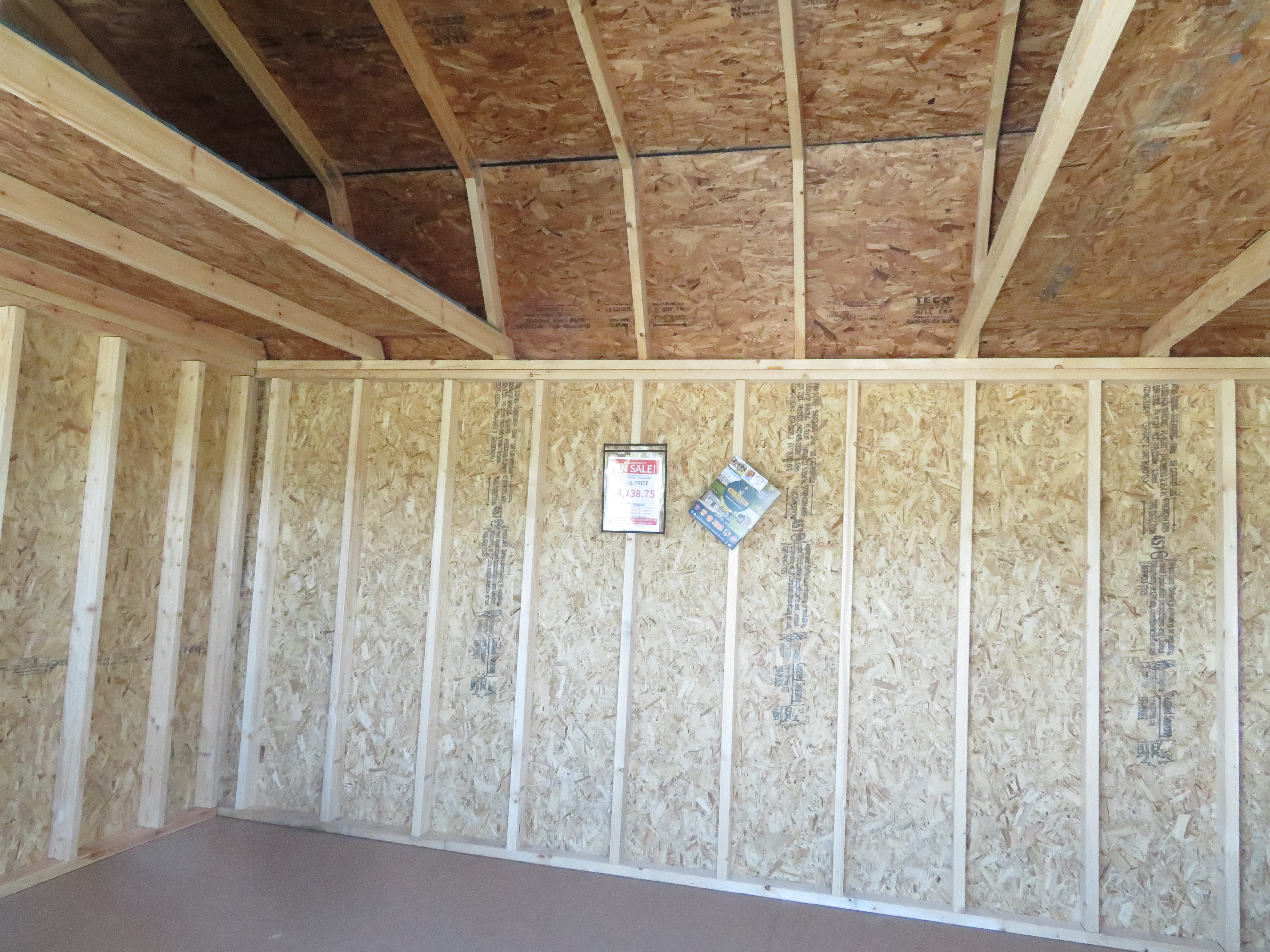 10x14 Old Hickory Buildings Side Lofted Barn