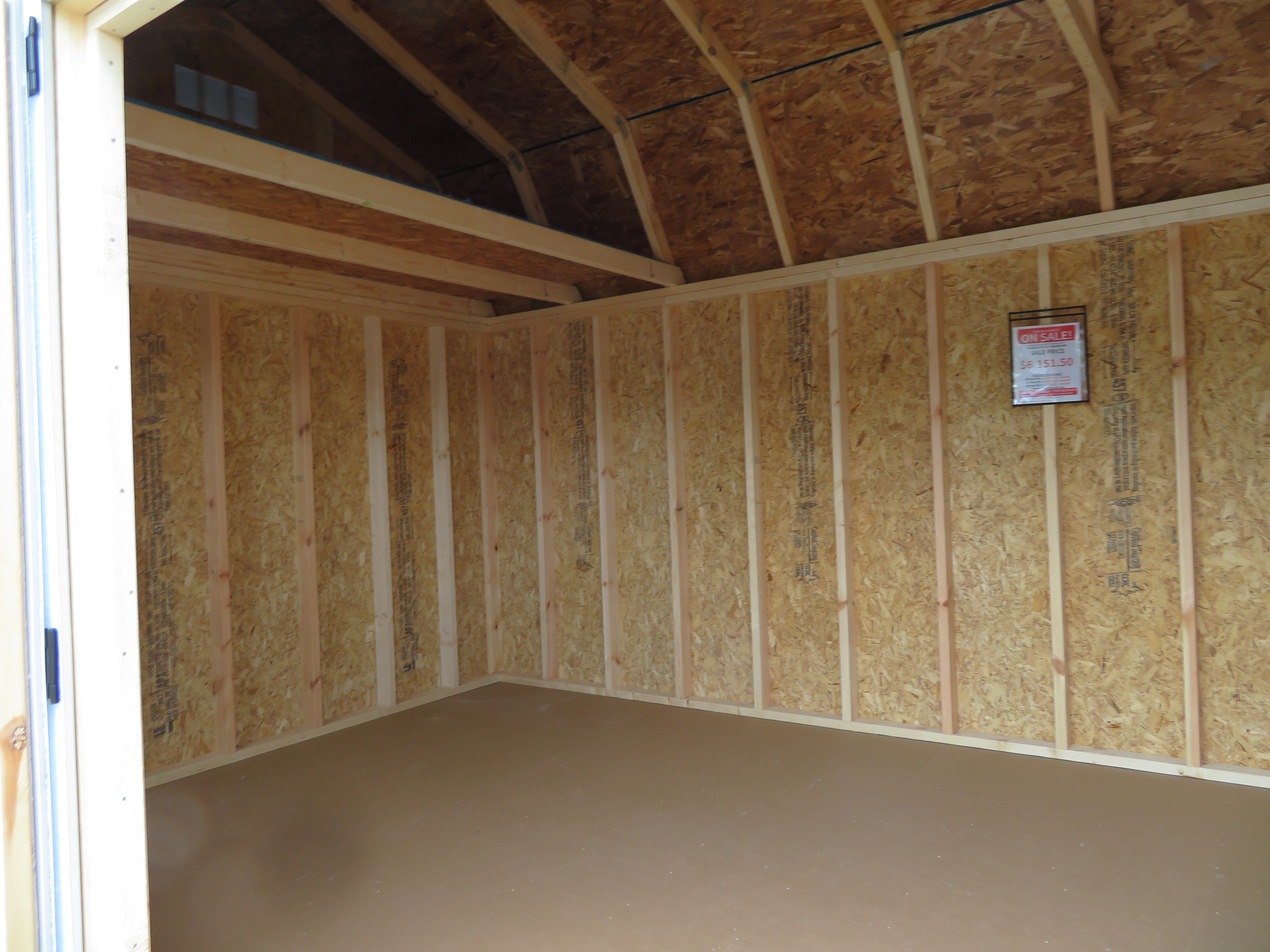 10x20 Old Hickory Buildings Side Lofted Barn