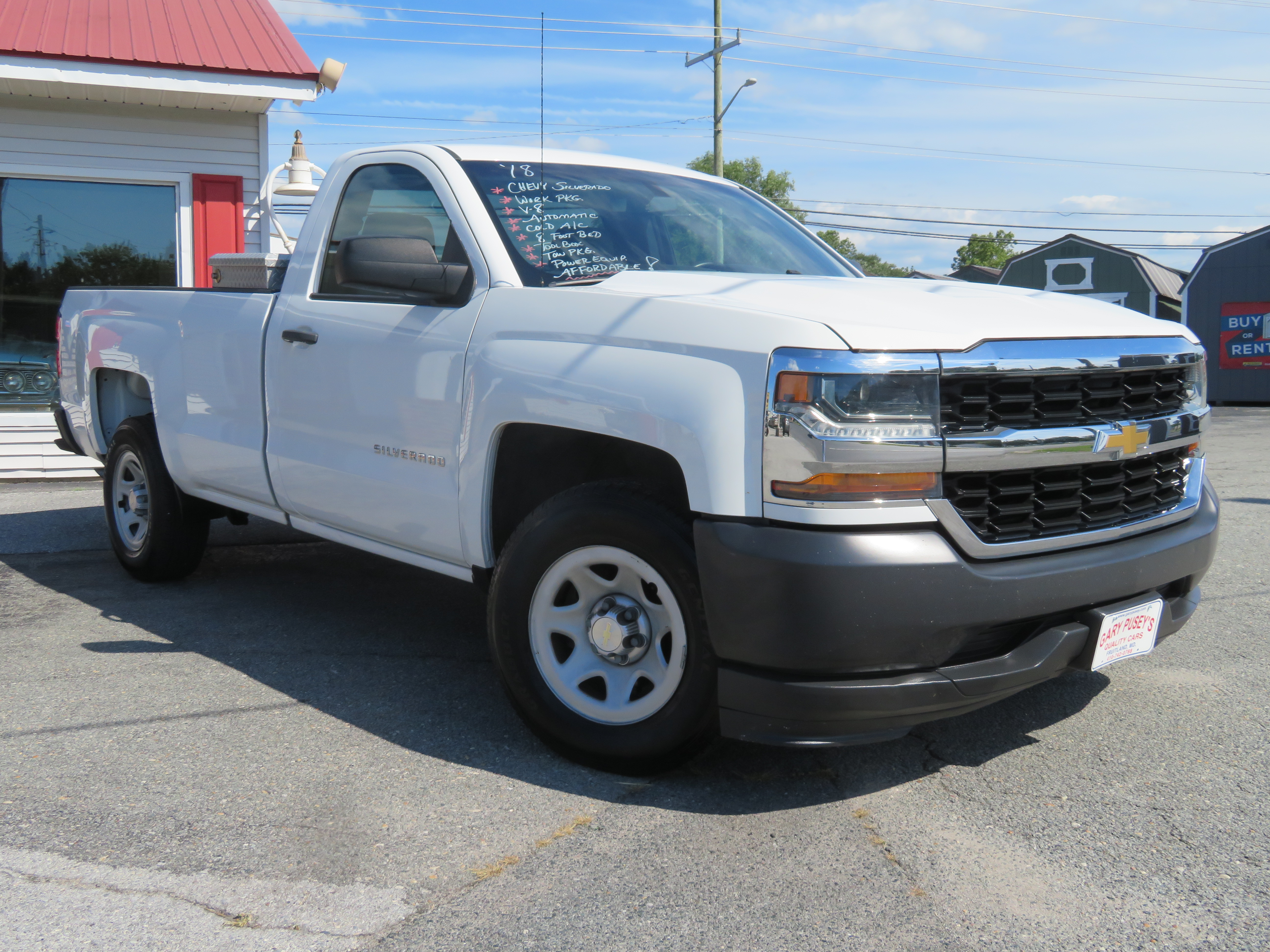 2018 Chevrolet Silverado Reg. Cab Work Pkg. V8