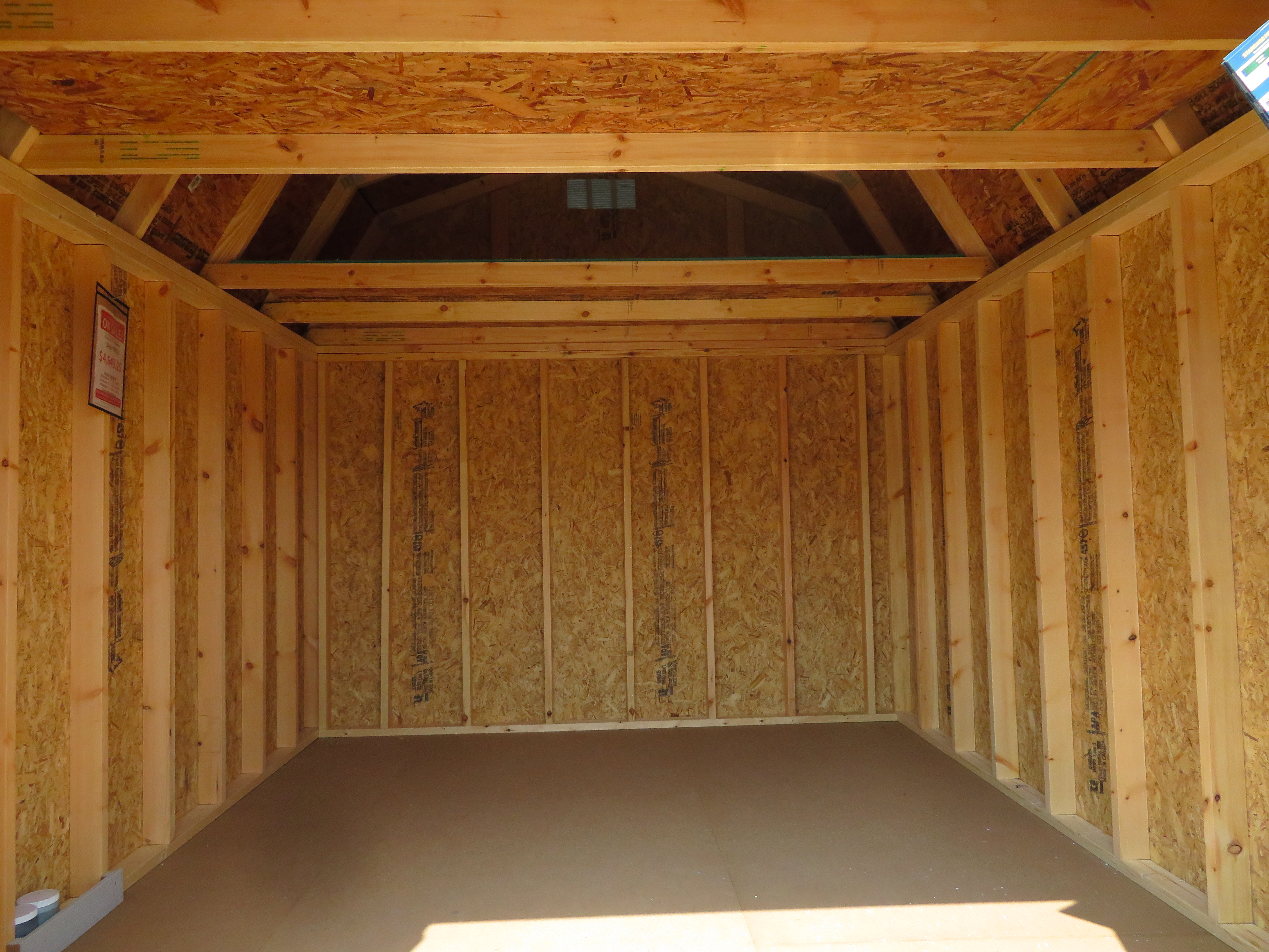 10x12 Old Hickory Buildings Lofted Barn