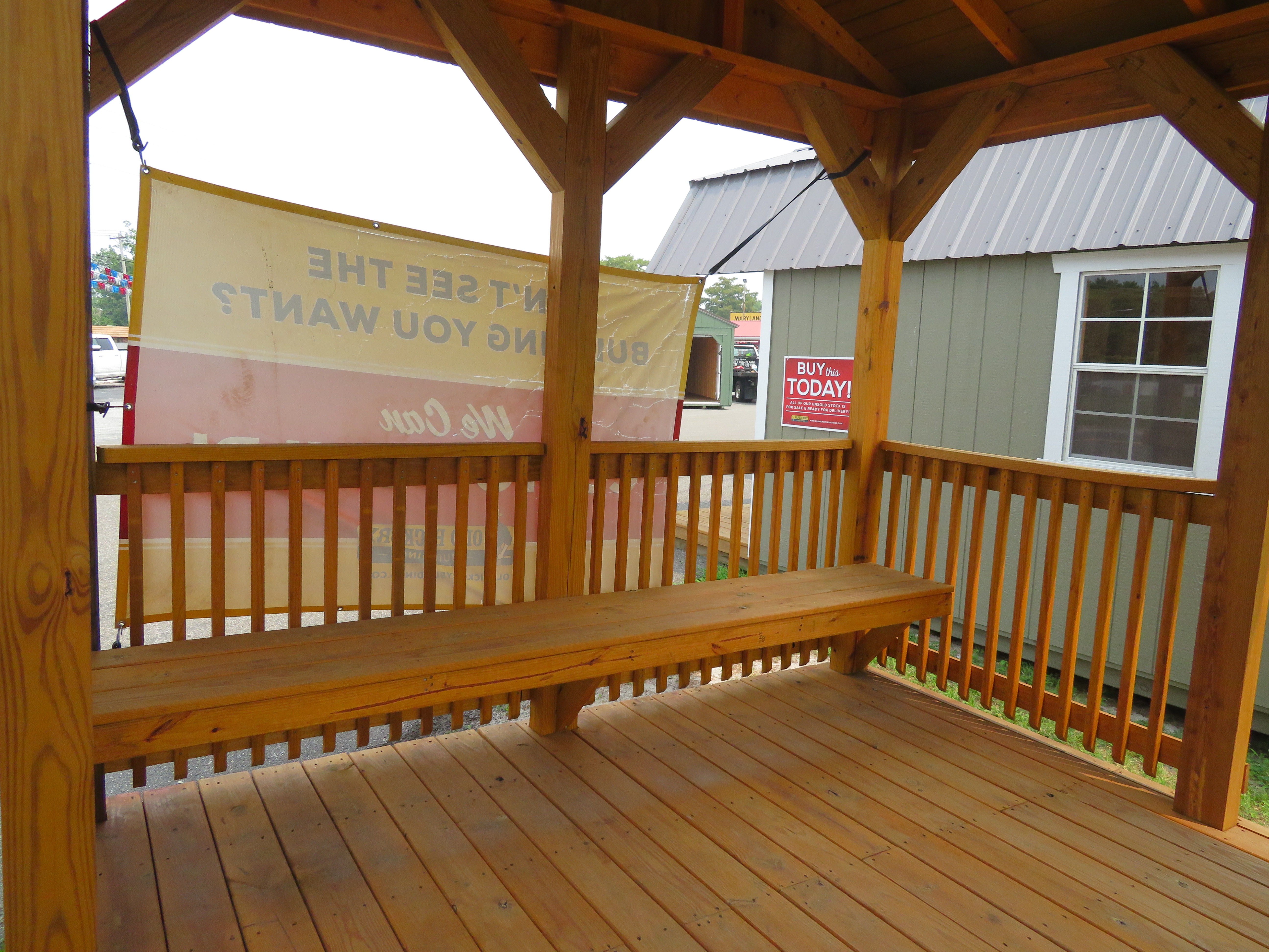 10x16 Old Hickory Buildings Cabana
