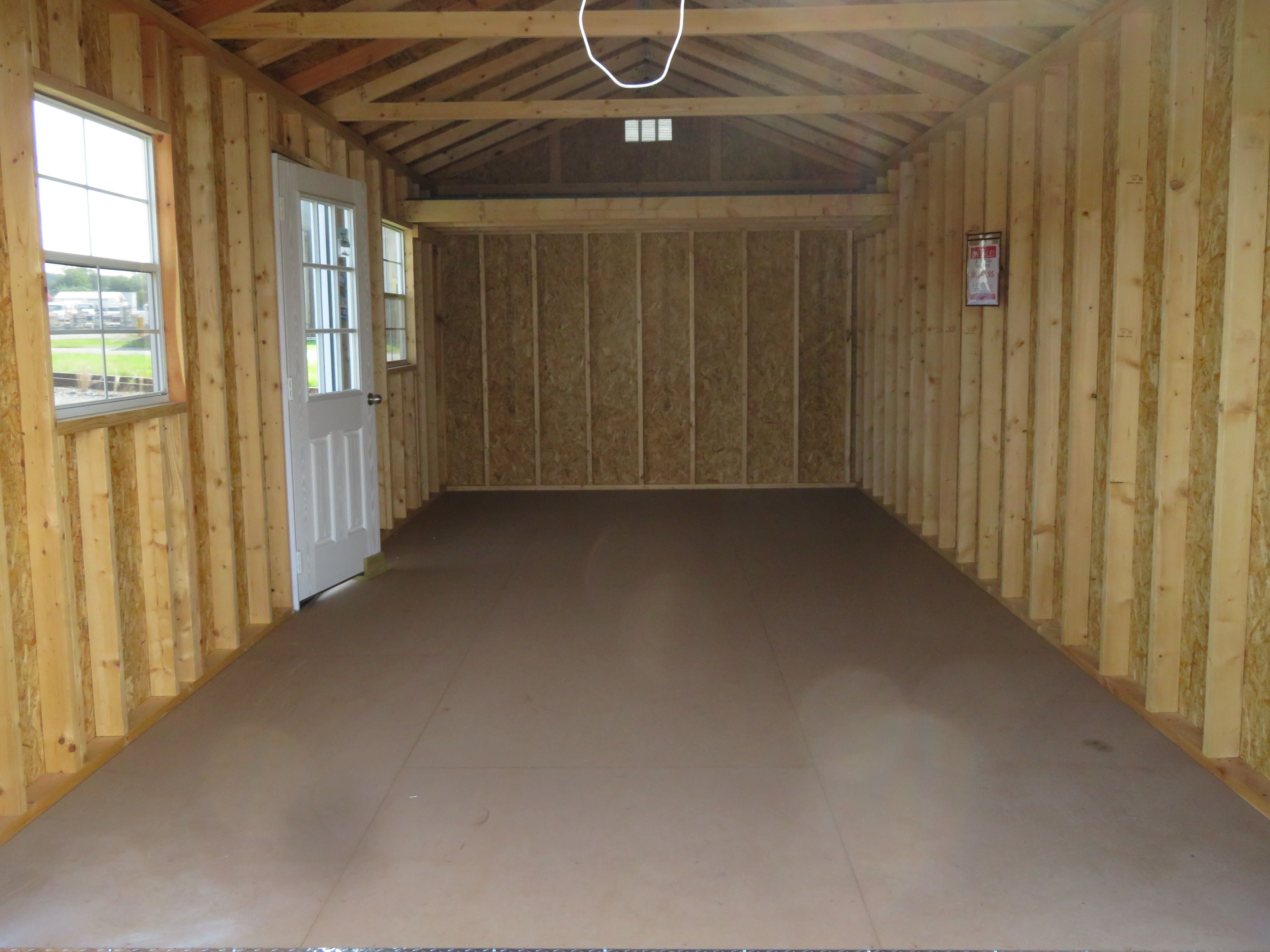 12x24 Old Hickory Buildings Side Utility Garage Package