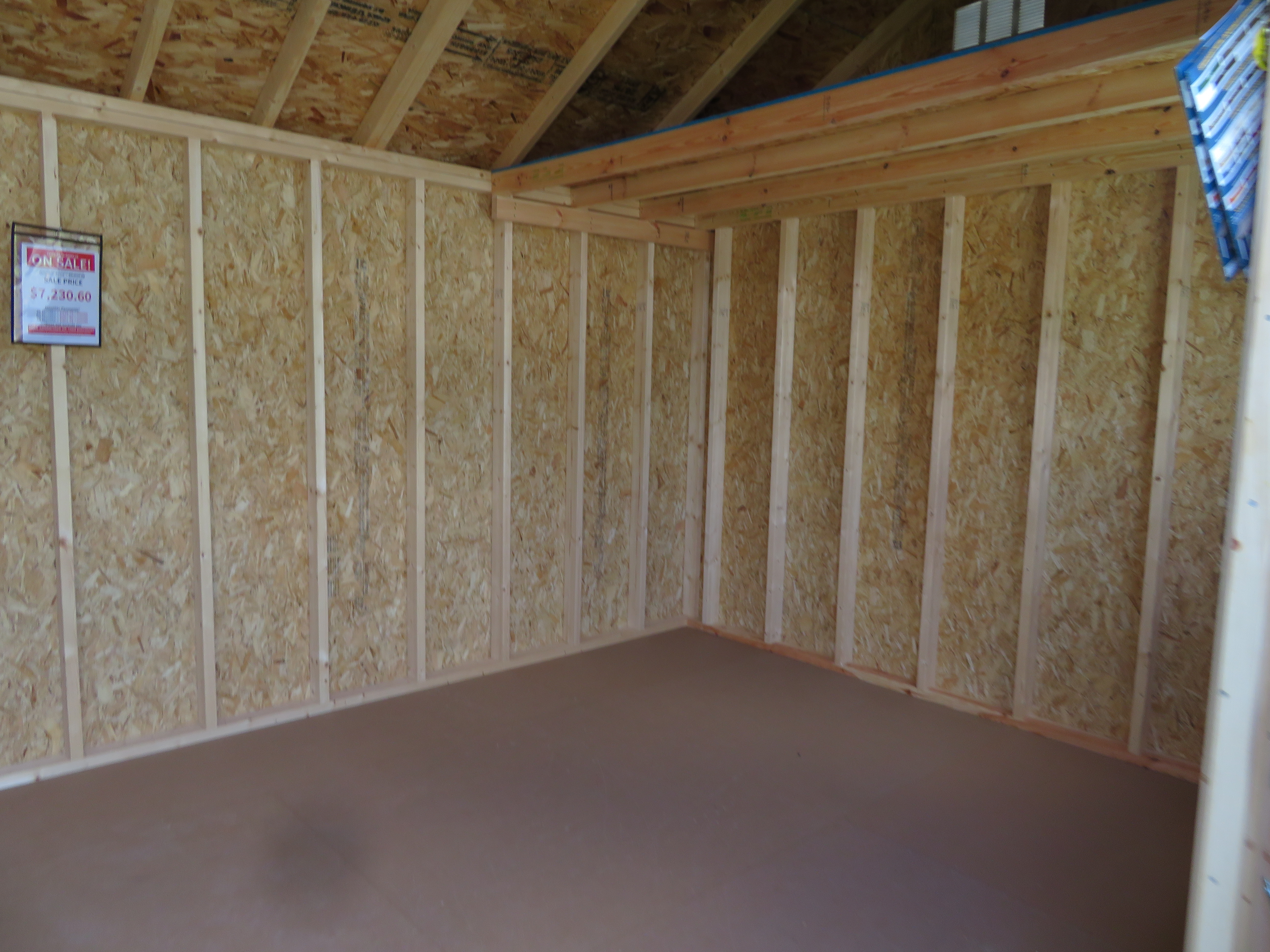 10x20 Old Hickory Buildings Dormer Pkg. 
