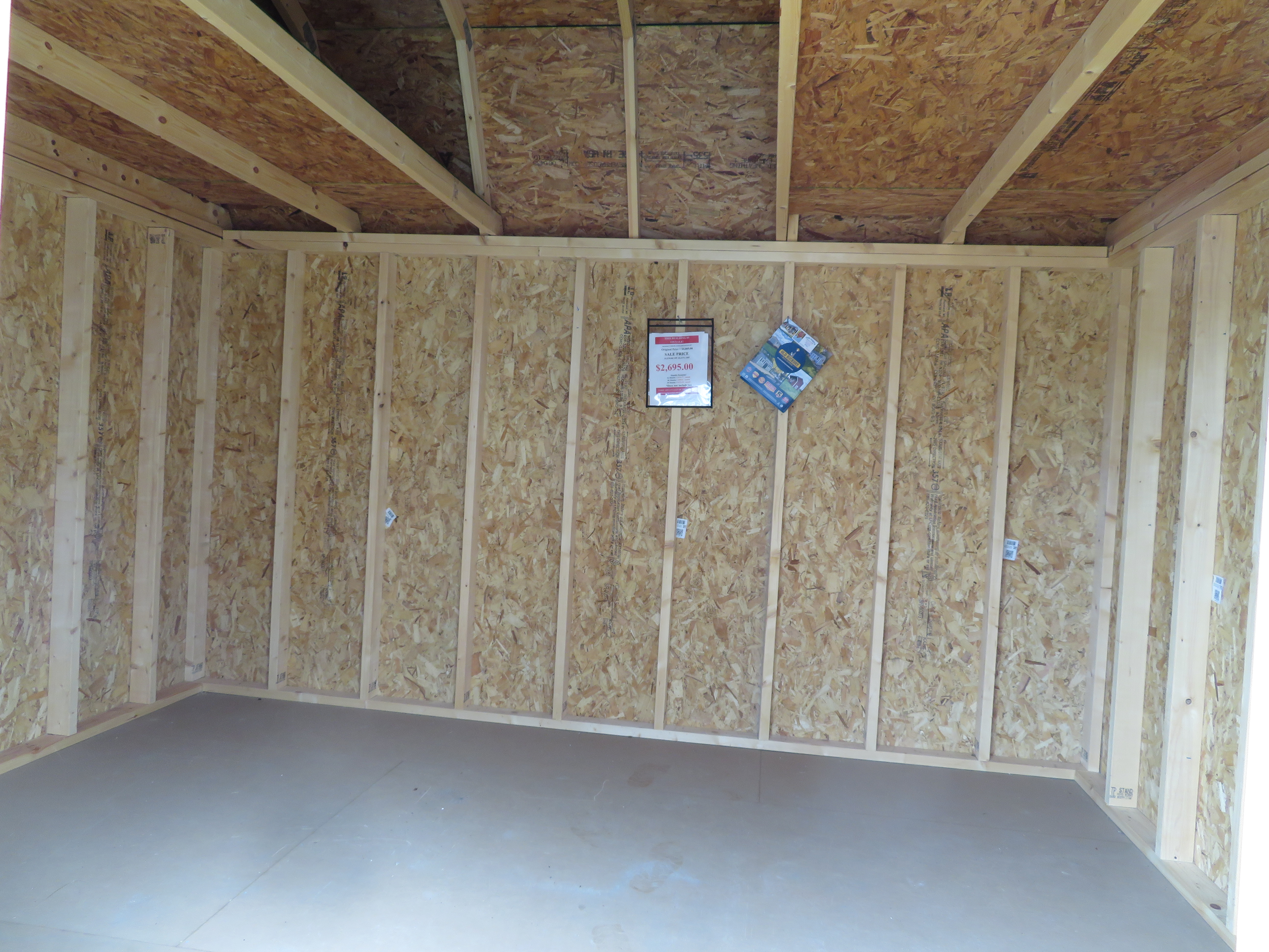 "USED" 10x12 Old Hickory Buildings Side Lofted Barn