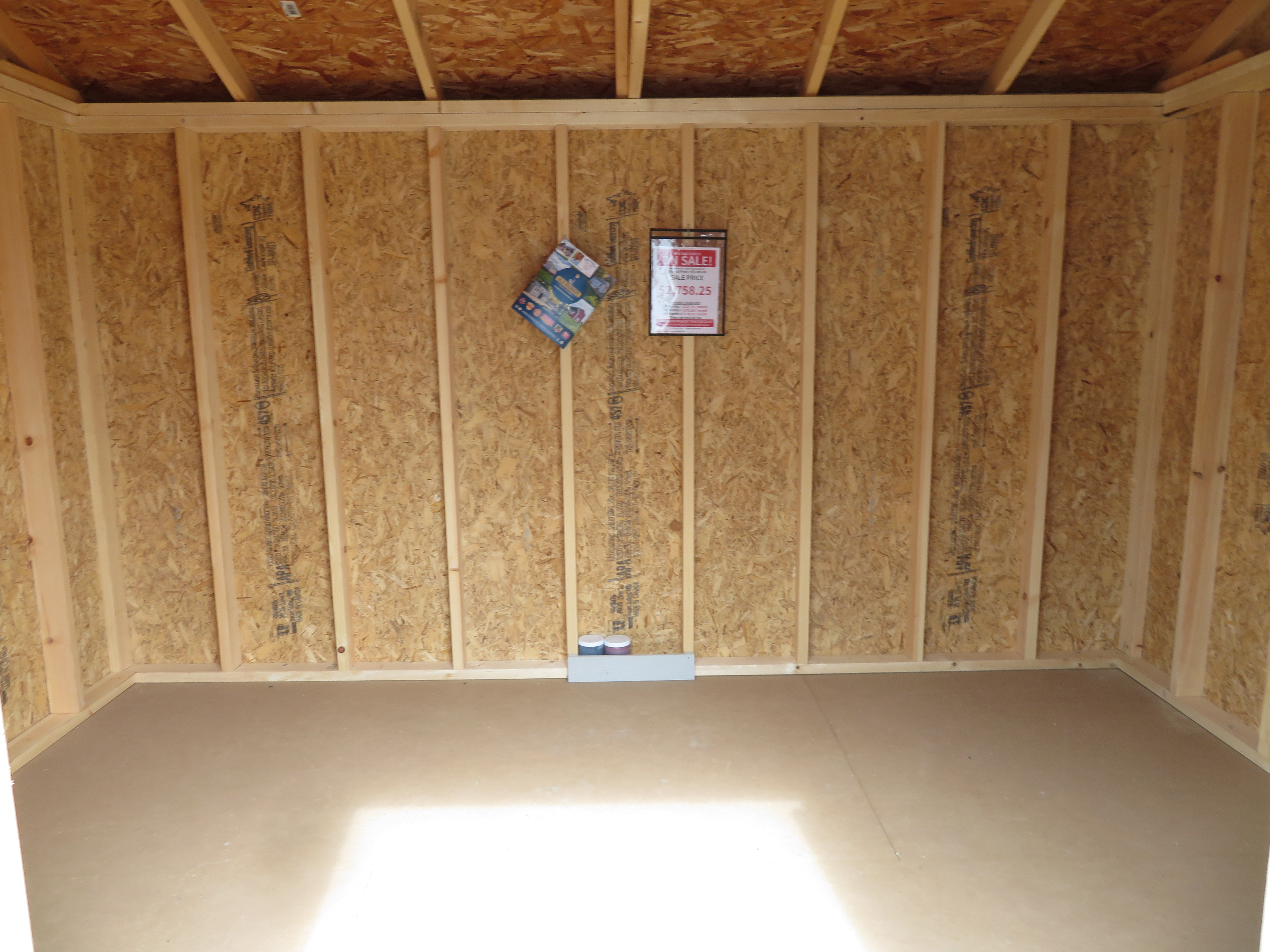8x12 Old Hickory Buildings Side Utility Shed