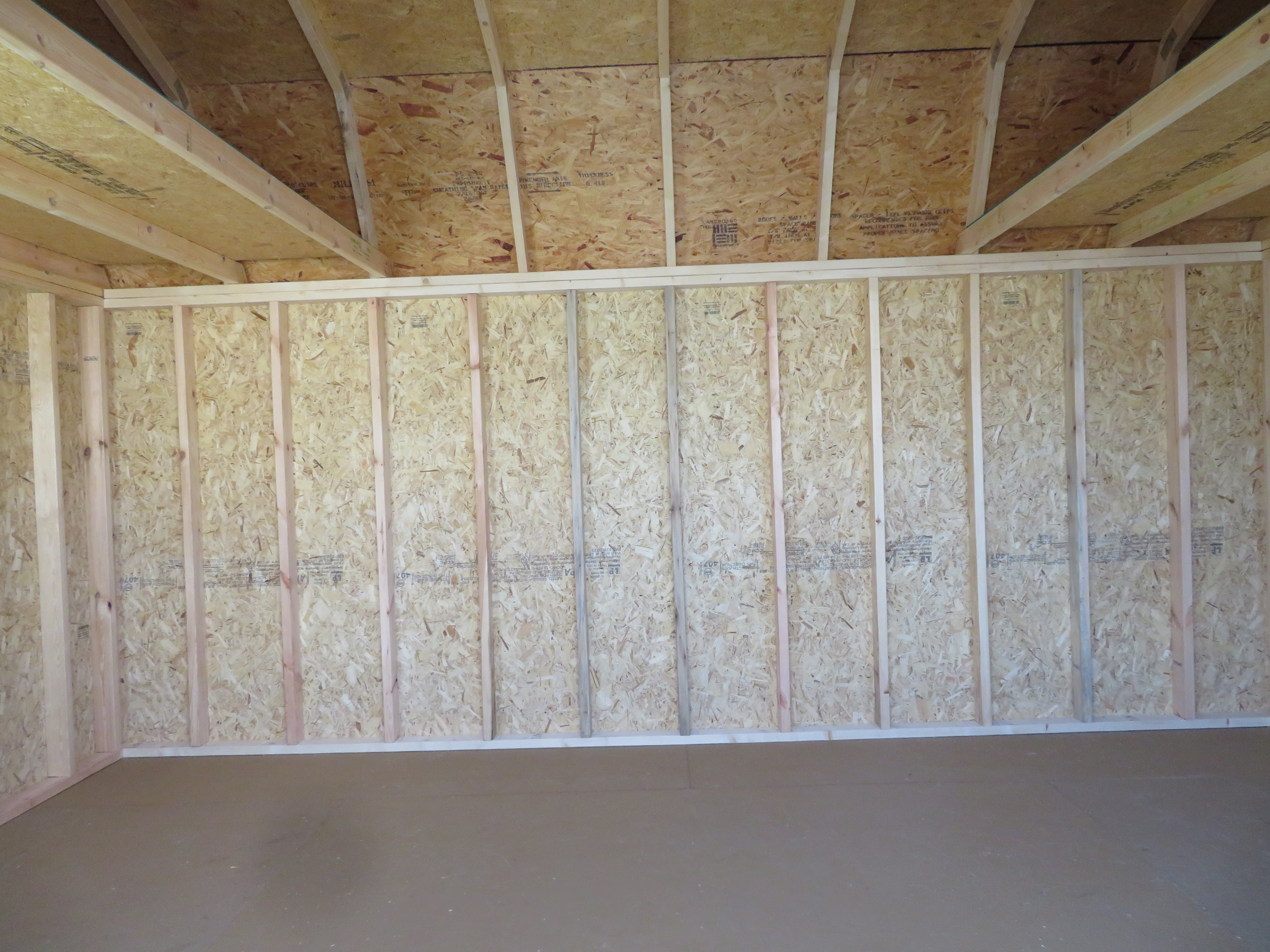 10x16 Old Hickory Buildings Side Lofted Barn