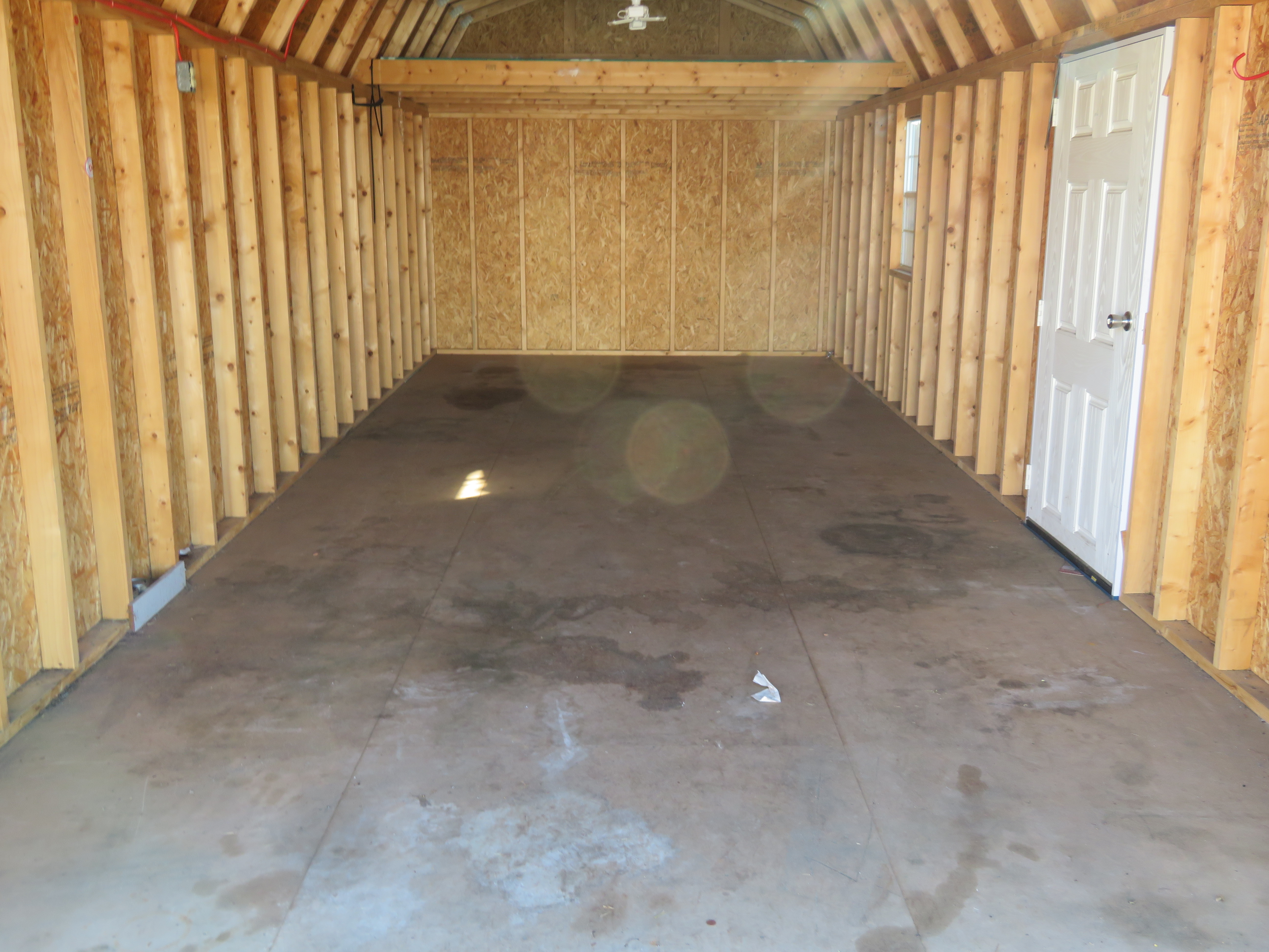 "USED" 12x28 Old Hickory Buildings Lofted Barn Garage Package Shed