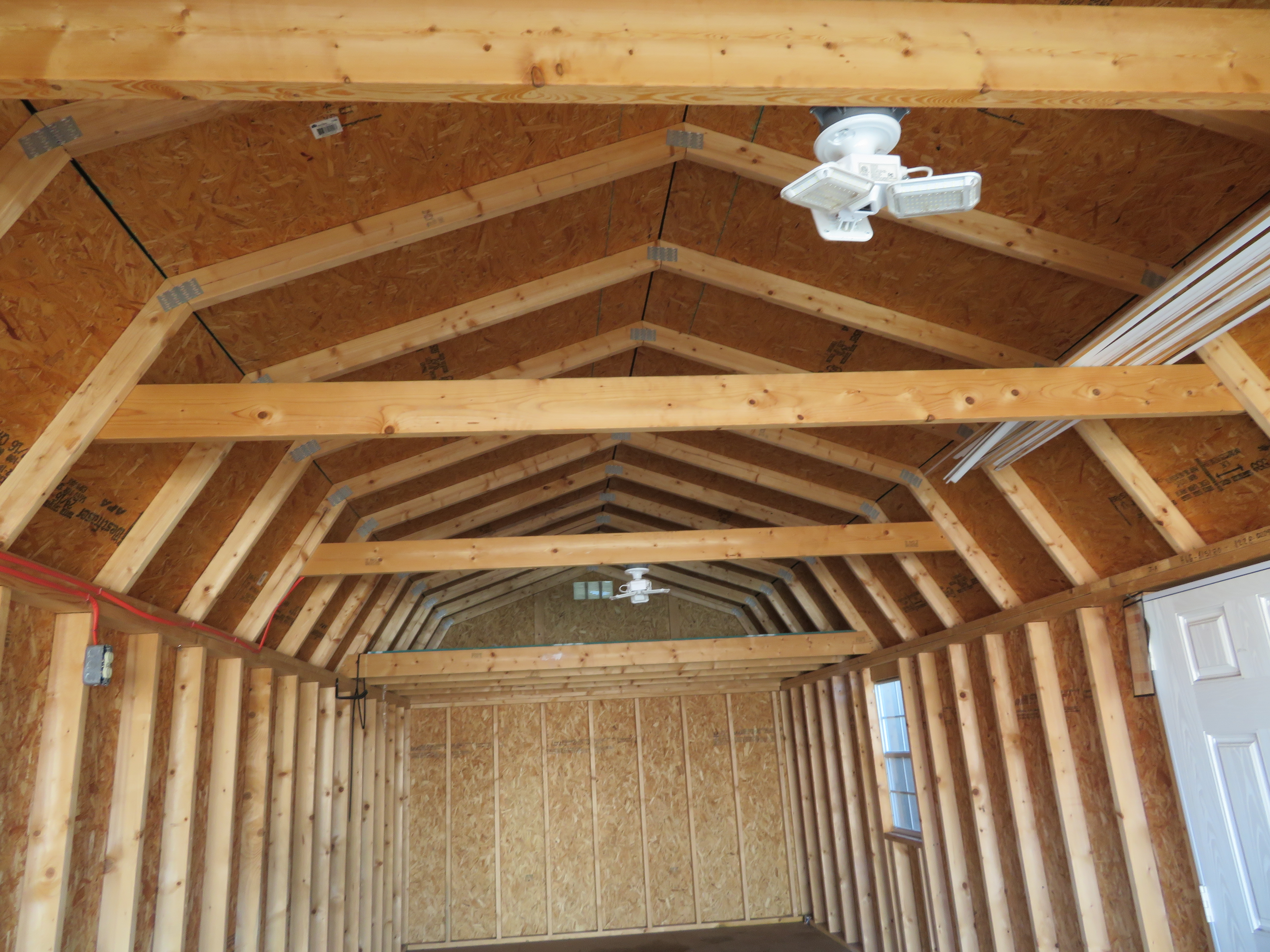 "USED" 12x28 Old Hickory Buildings Lofted Barn Garage Package Shed
