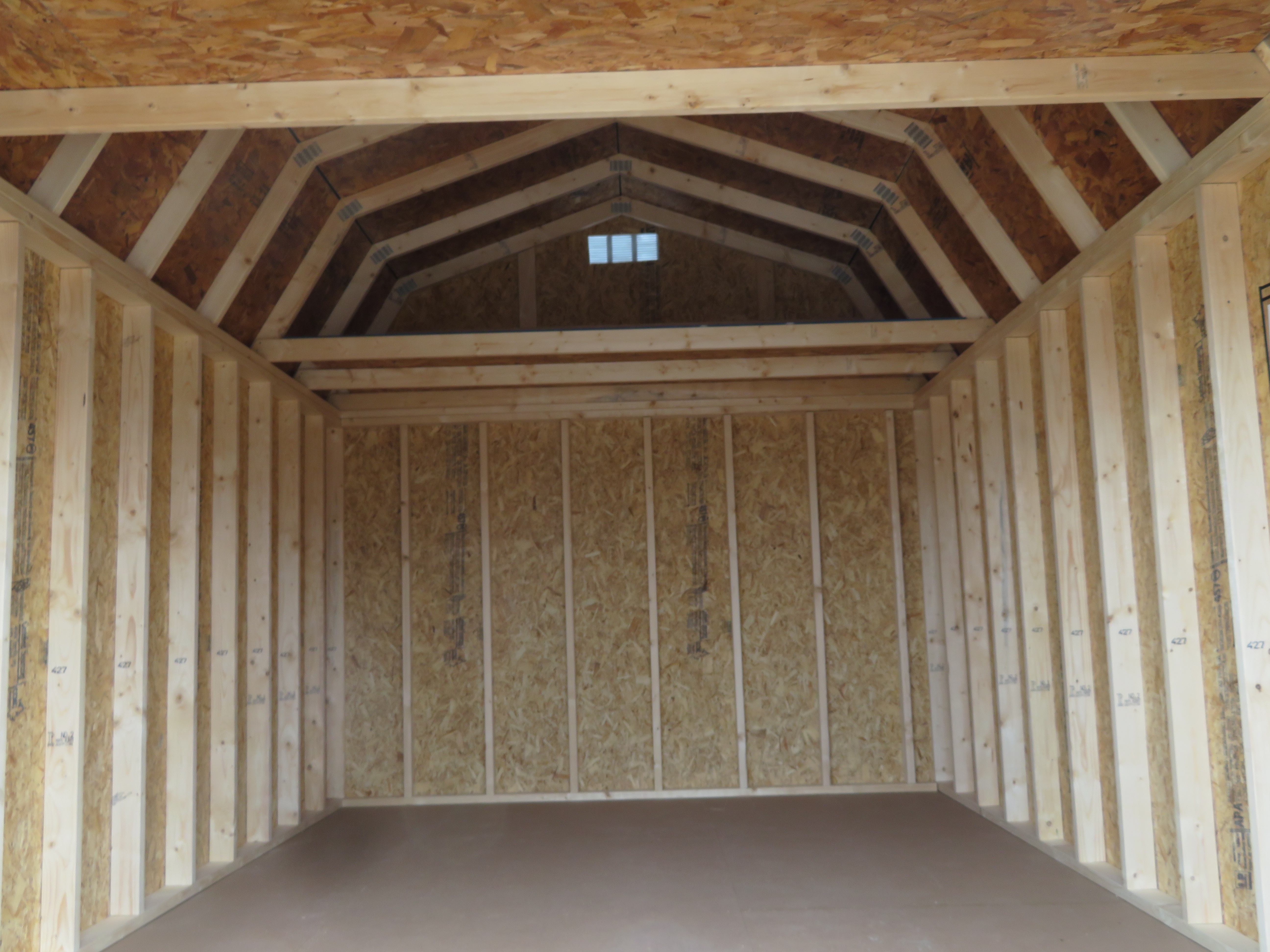 10x16 Old Hickory Lofted Barn Shed