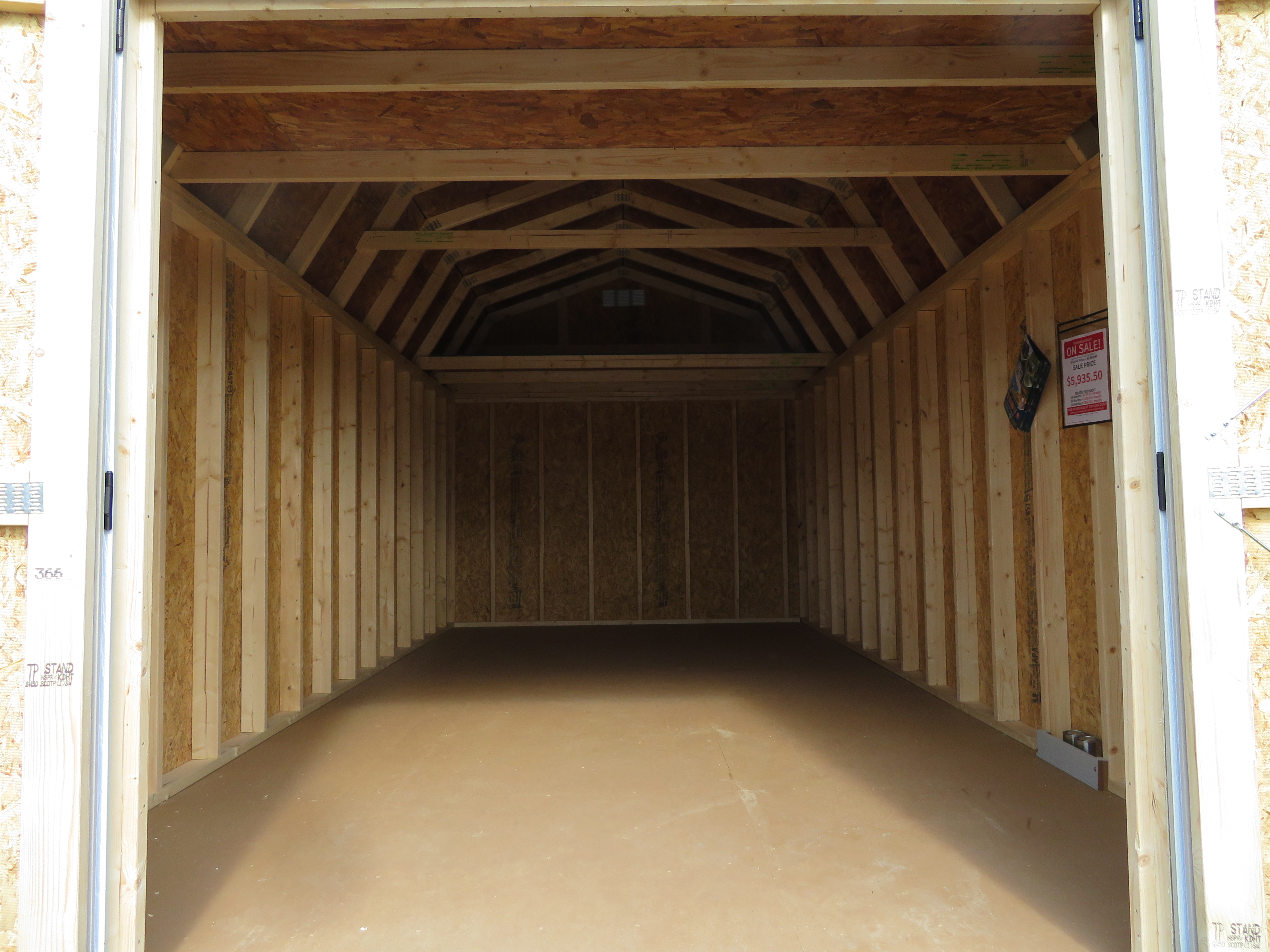 10x20 Old Hickory Lofted Barn 