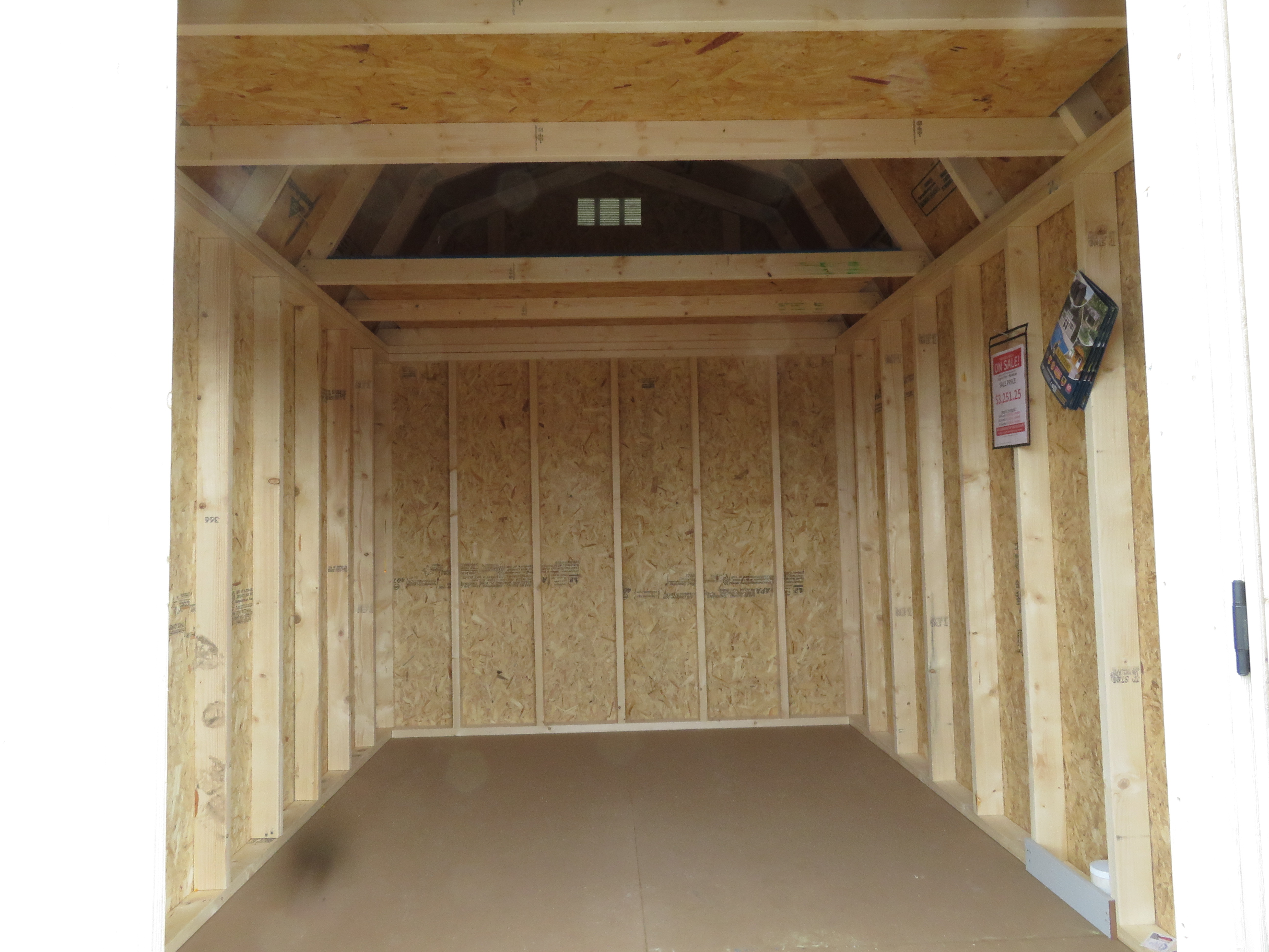 8x12 Old Hickory Lofted Barn Style