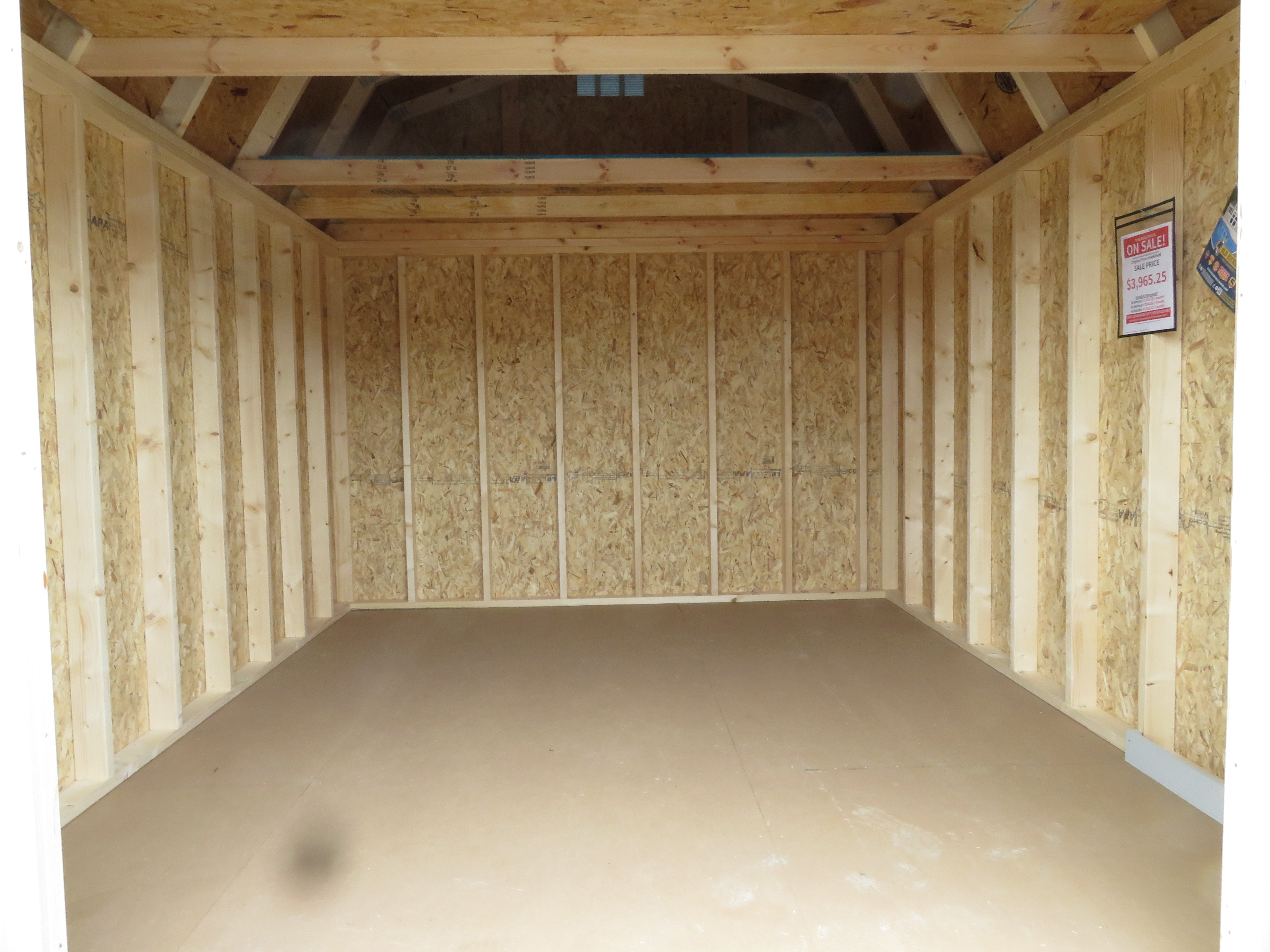 10x12 Old Hickory Buildings Lofted Barn