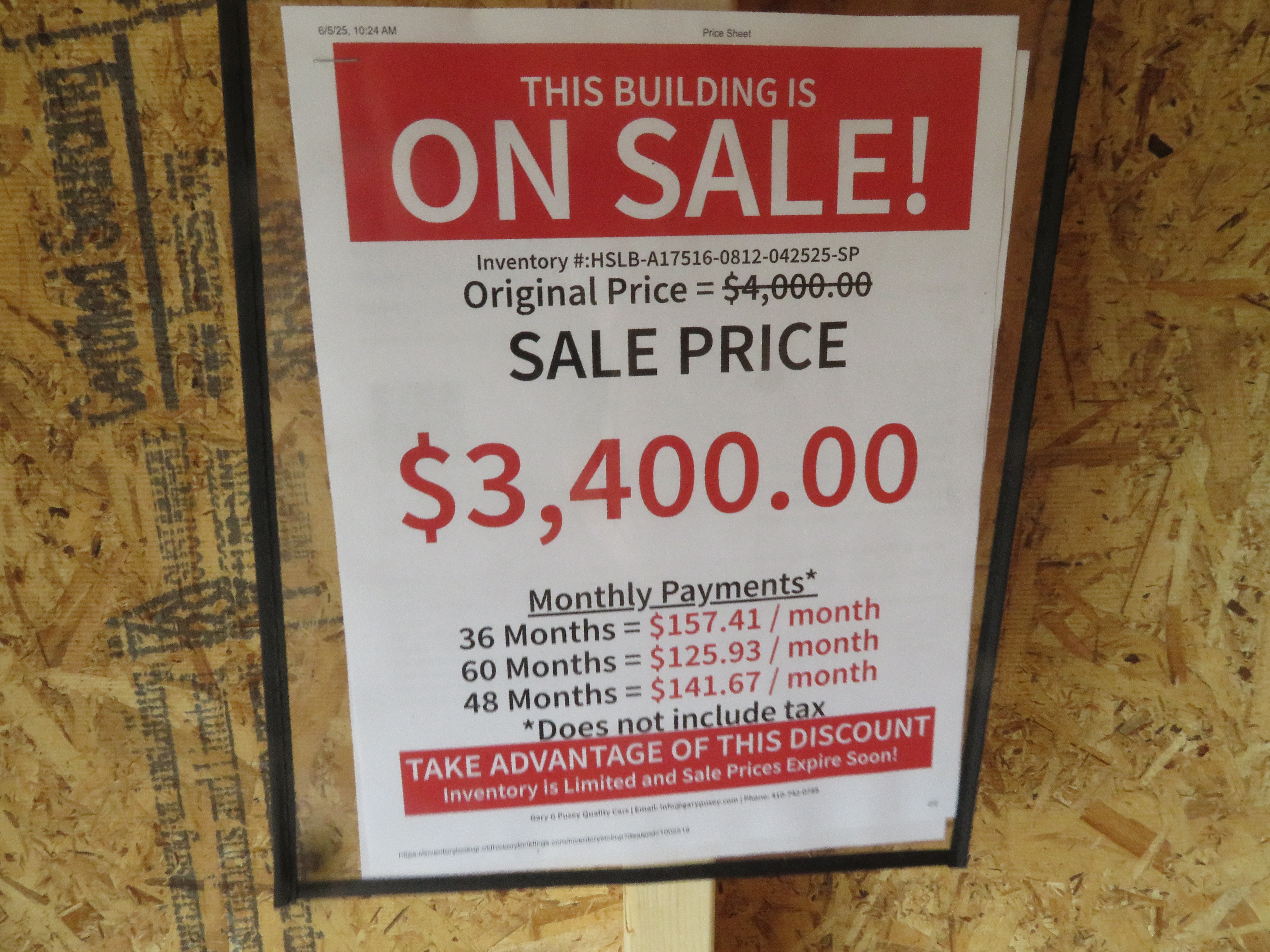 8x12 Old Hickory Buildings Lofted Barn