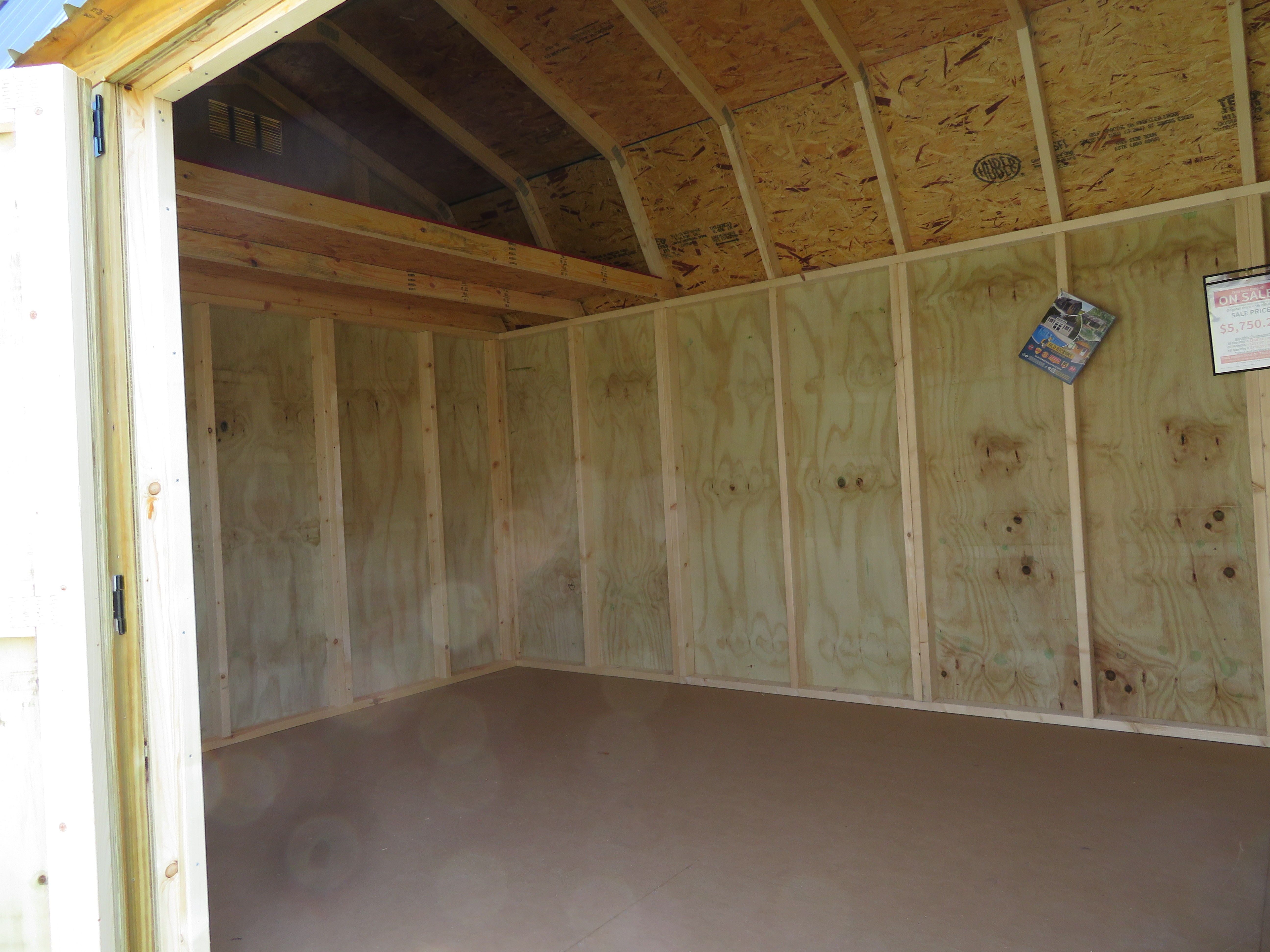 10x20 Old Hickory Buildings Side Lofted Barn
