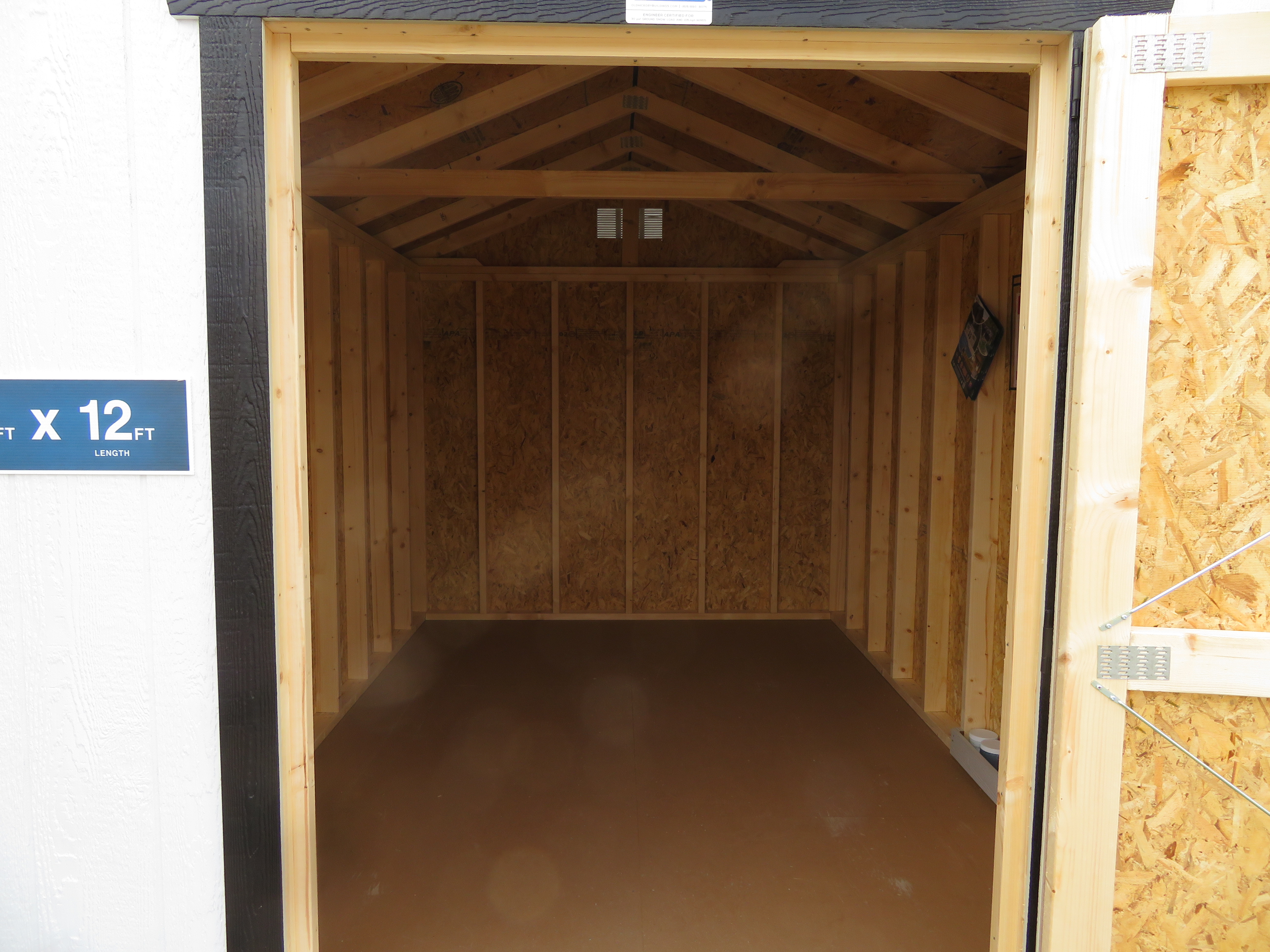 8x12 Old Hickory Buildings Utility Style Shed