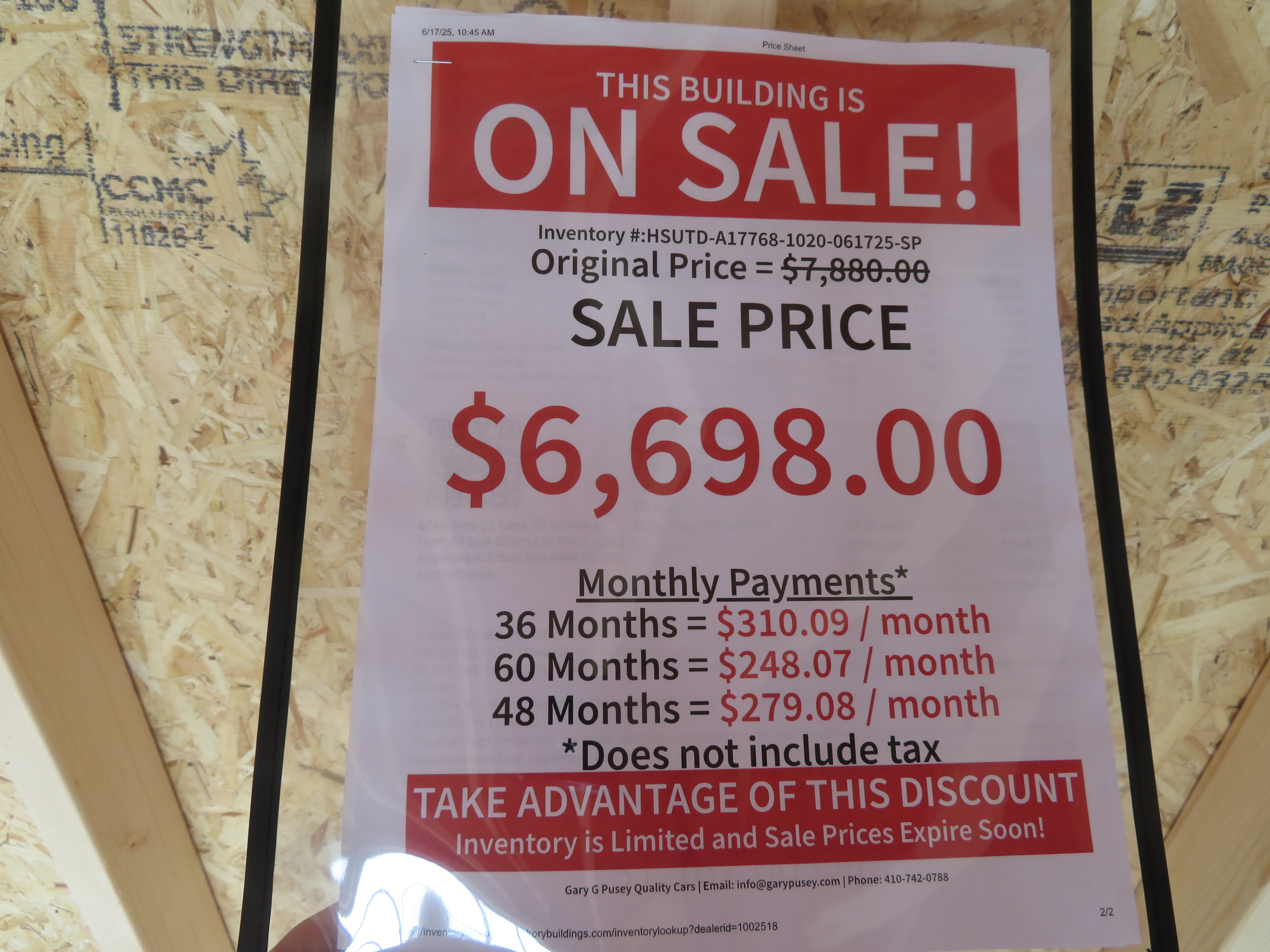 10x20 Old Hickory Buildings Dormer Utility Shed