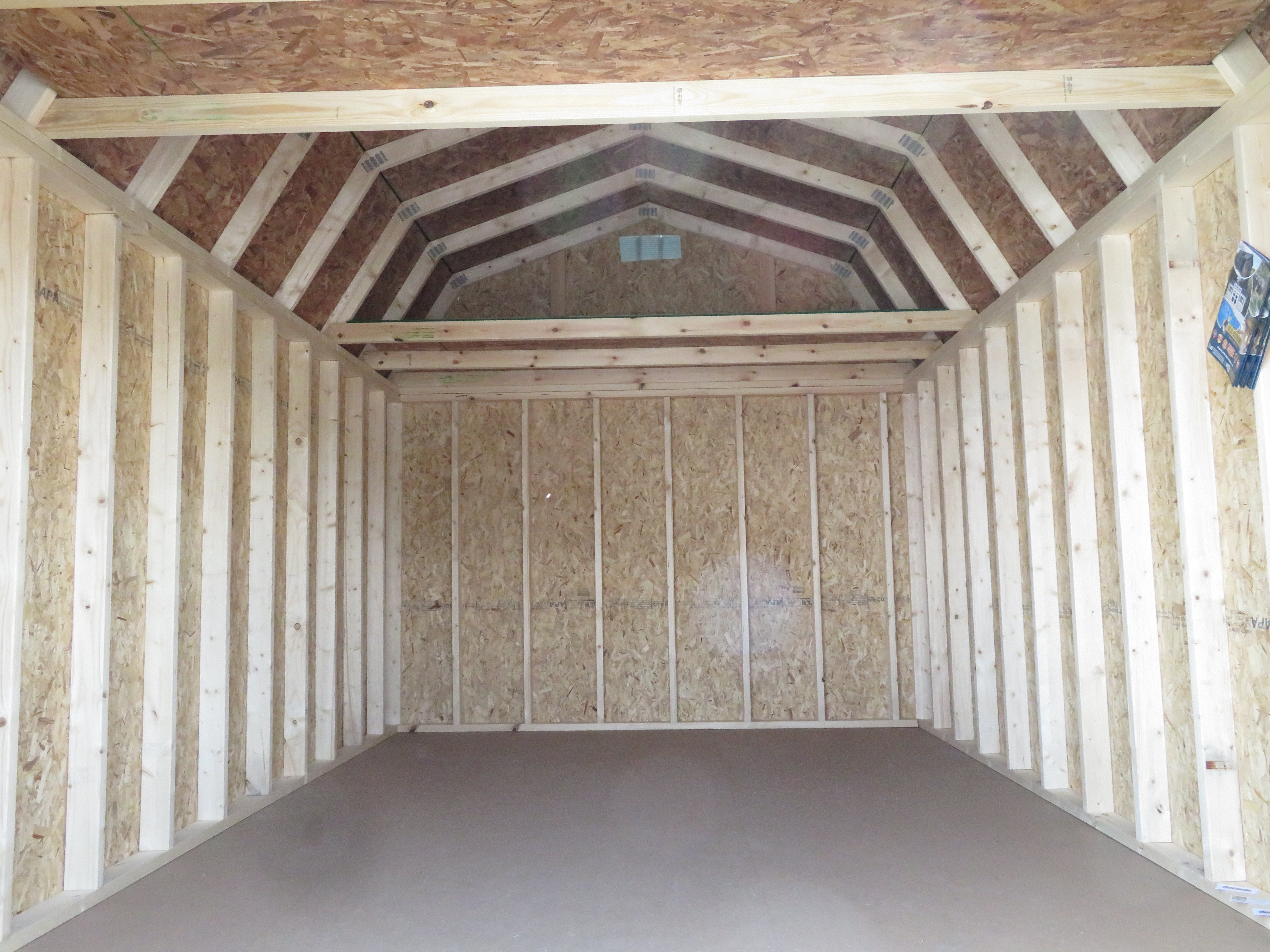 10x16 Old Hickory Lofted Barn Shed