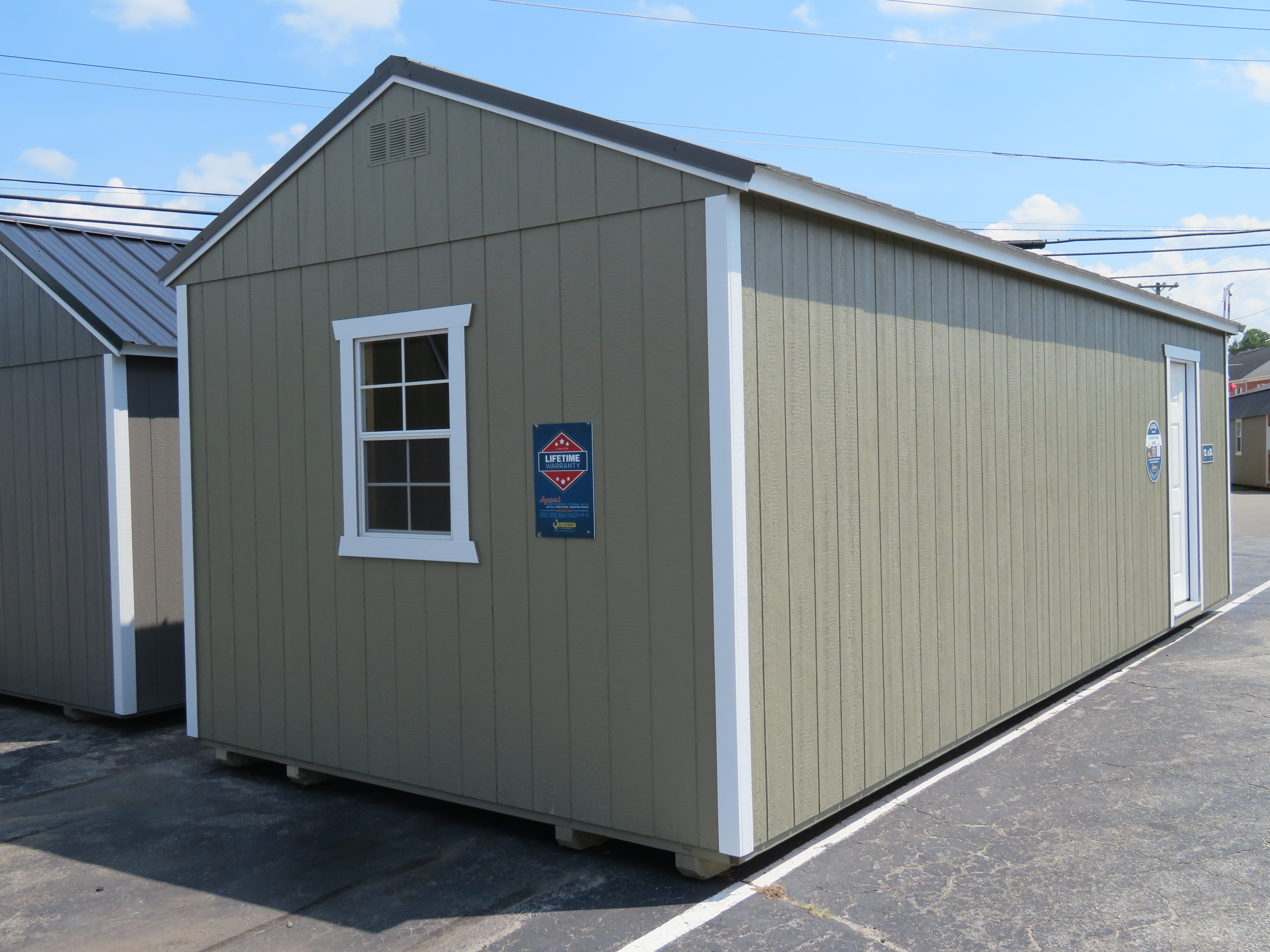 12x28 Old Hickory Buildings Utility Garage Package