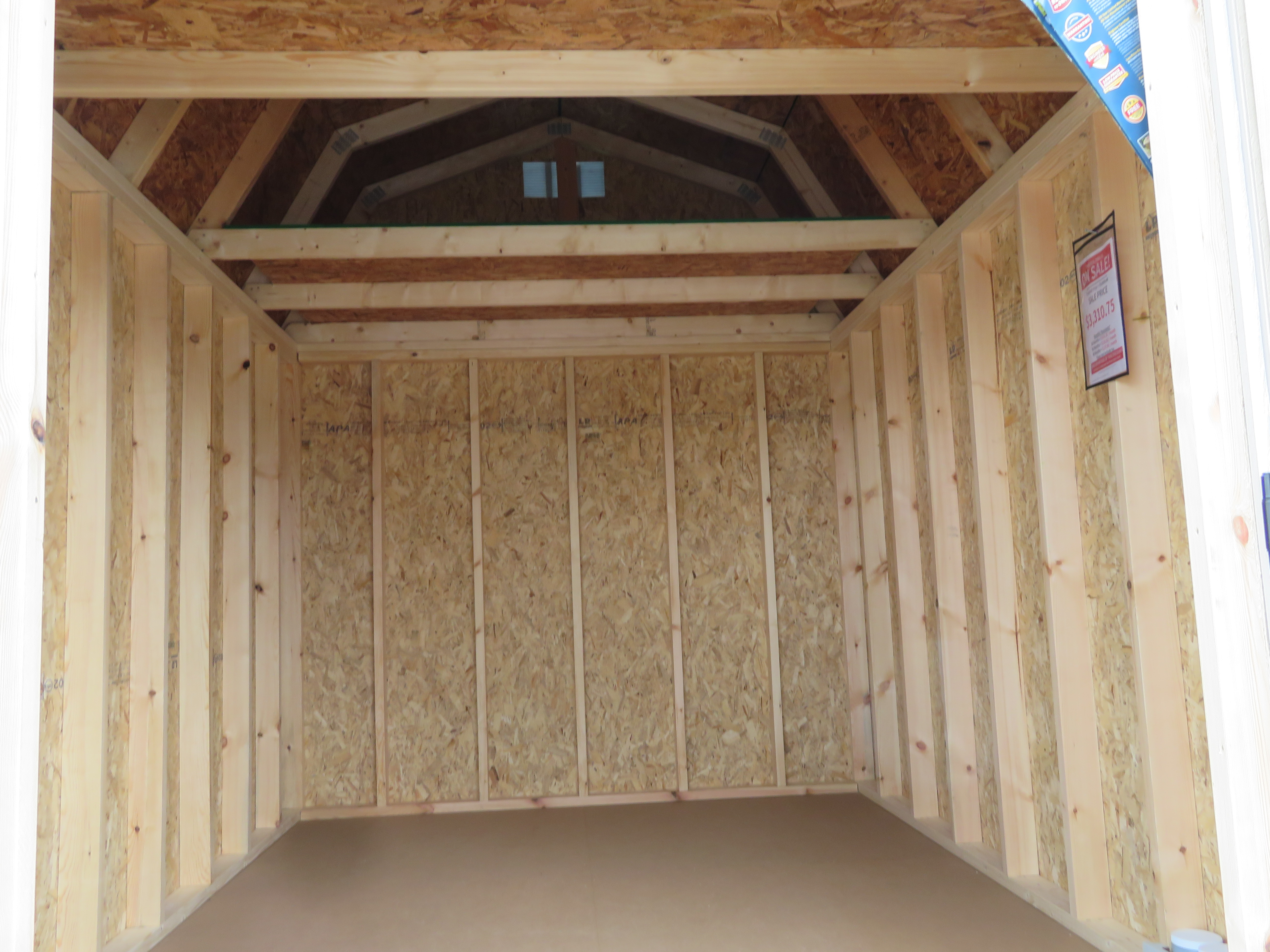 8x12 Old Hickory Lofted Barn Utility Shed 