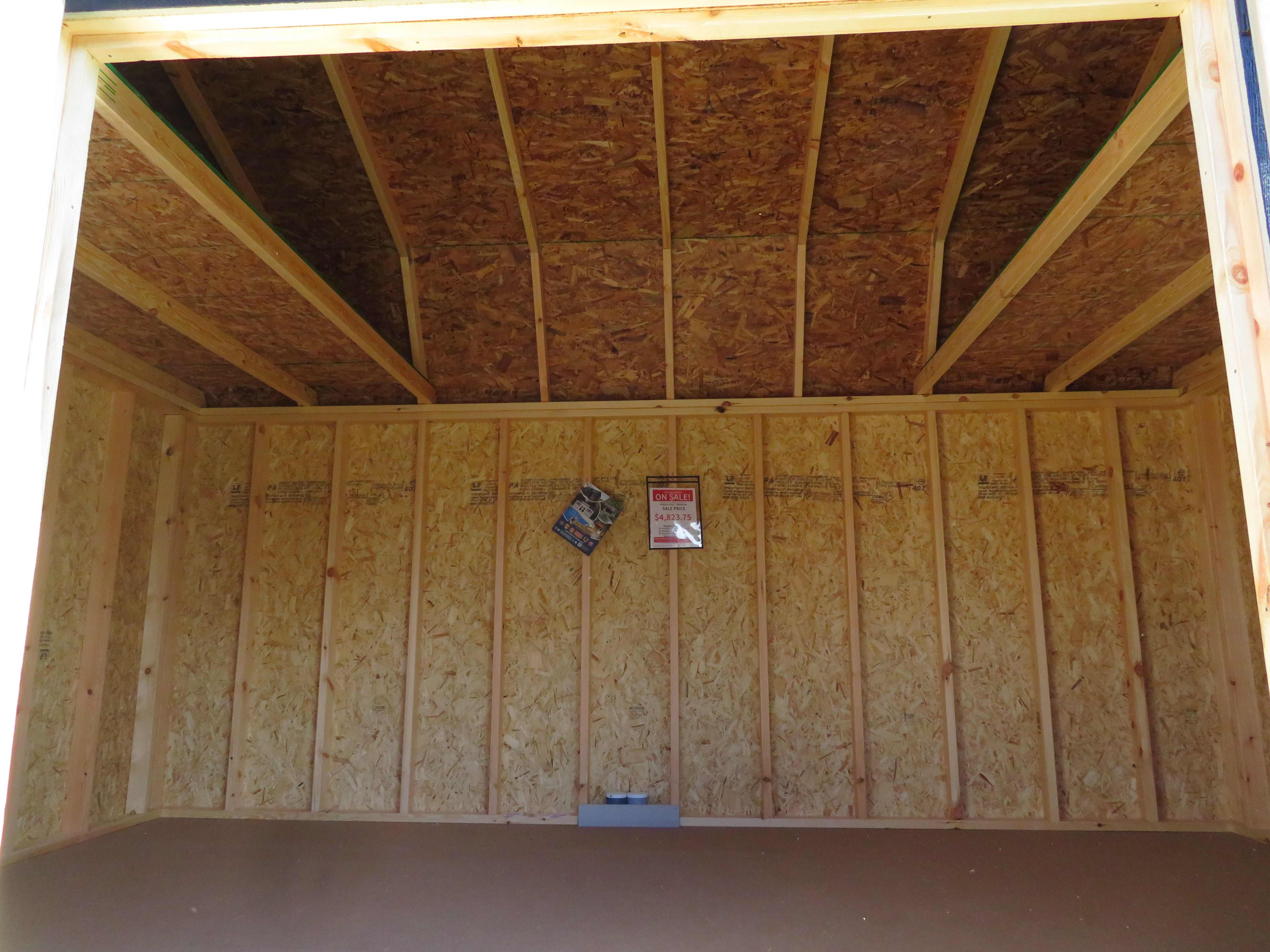 10x16 Old Hickory Side Lofted Barn Shed