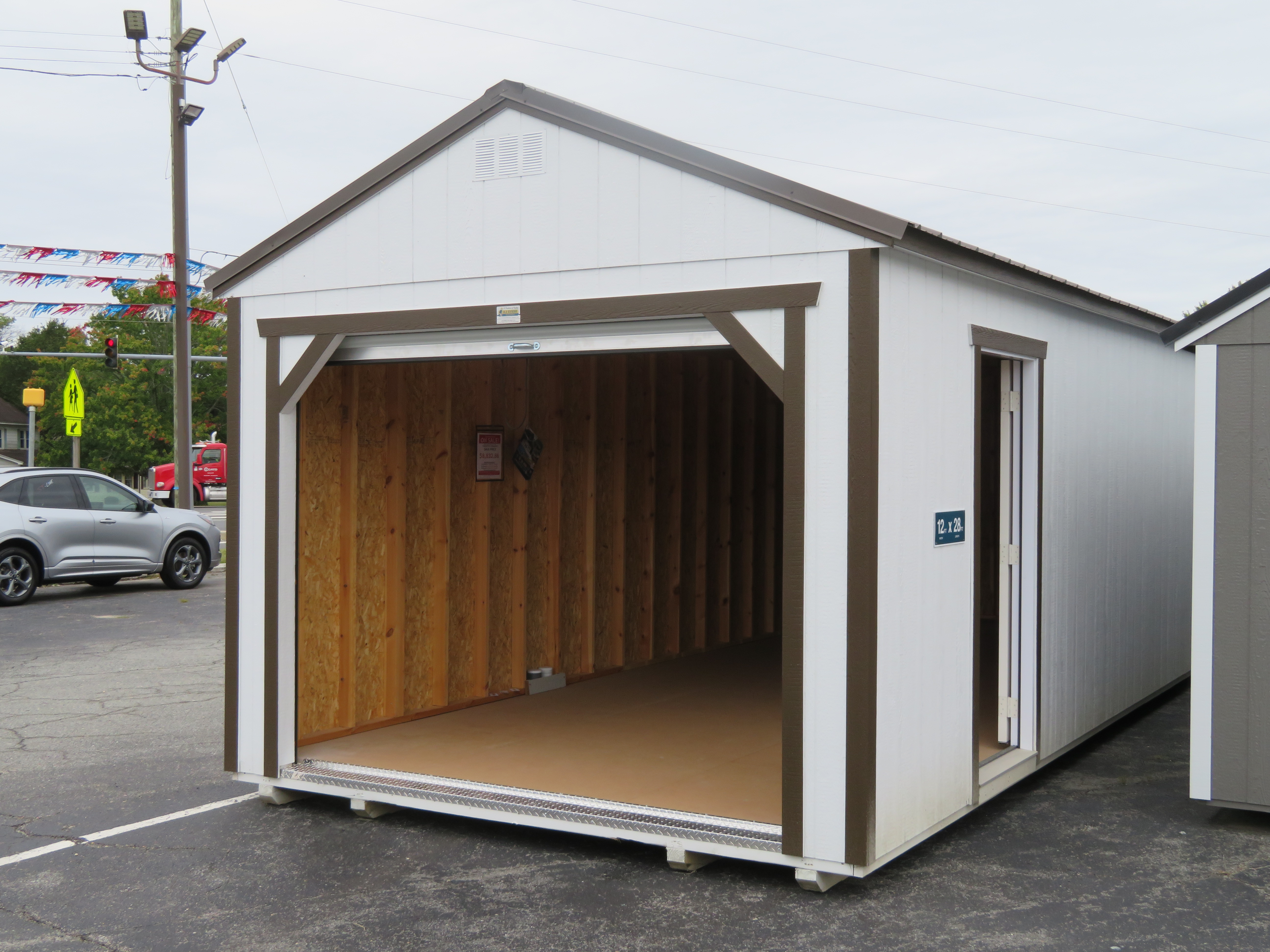 12x28 Old Hickory Buildings Utility Style Garage Pkg.