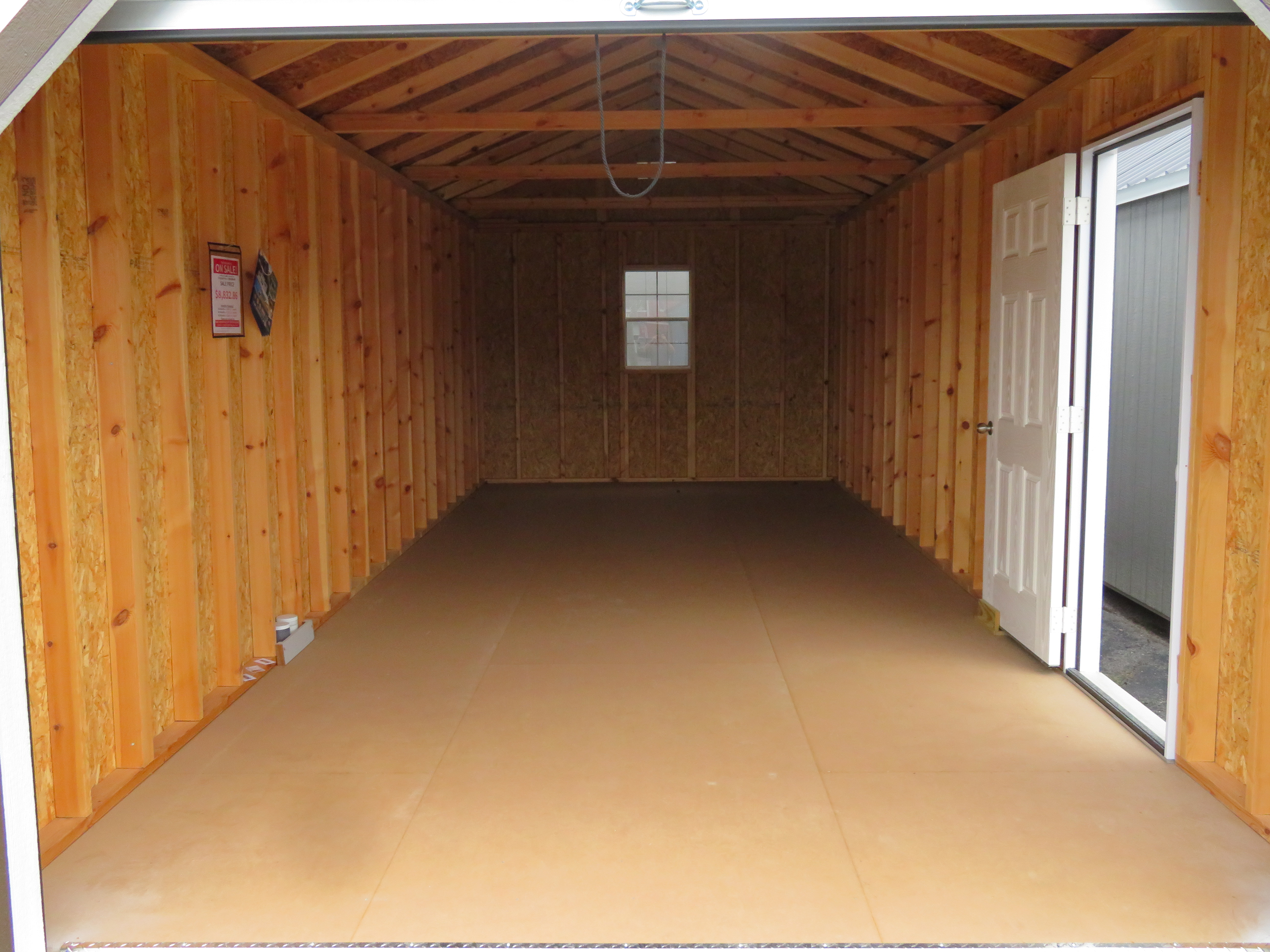 12x28 Old Hickory Buildings Utility Style Garage Pkg.