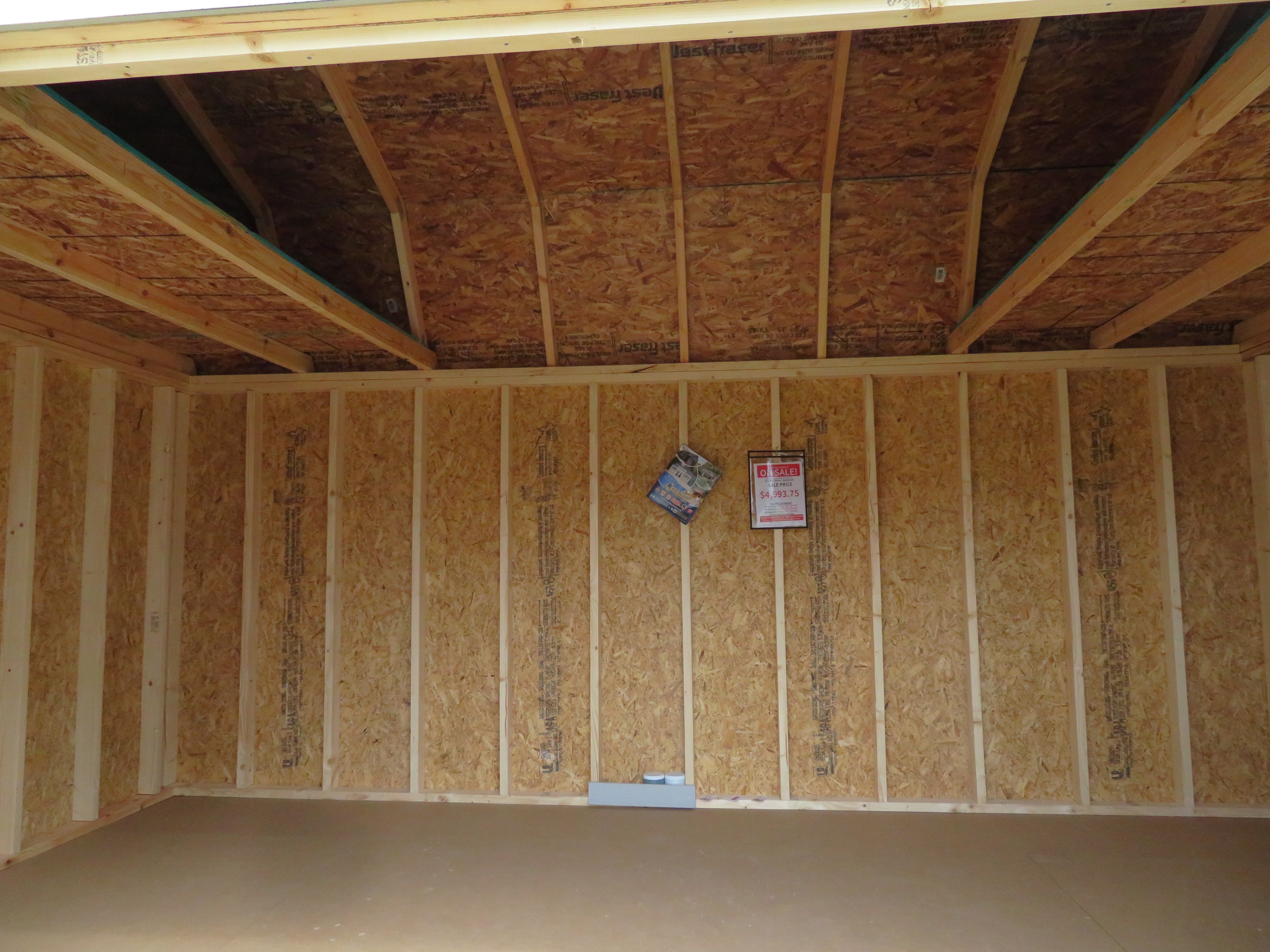 10x16 Old Hickory Buildings Side Lofted Barn 