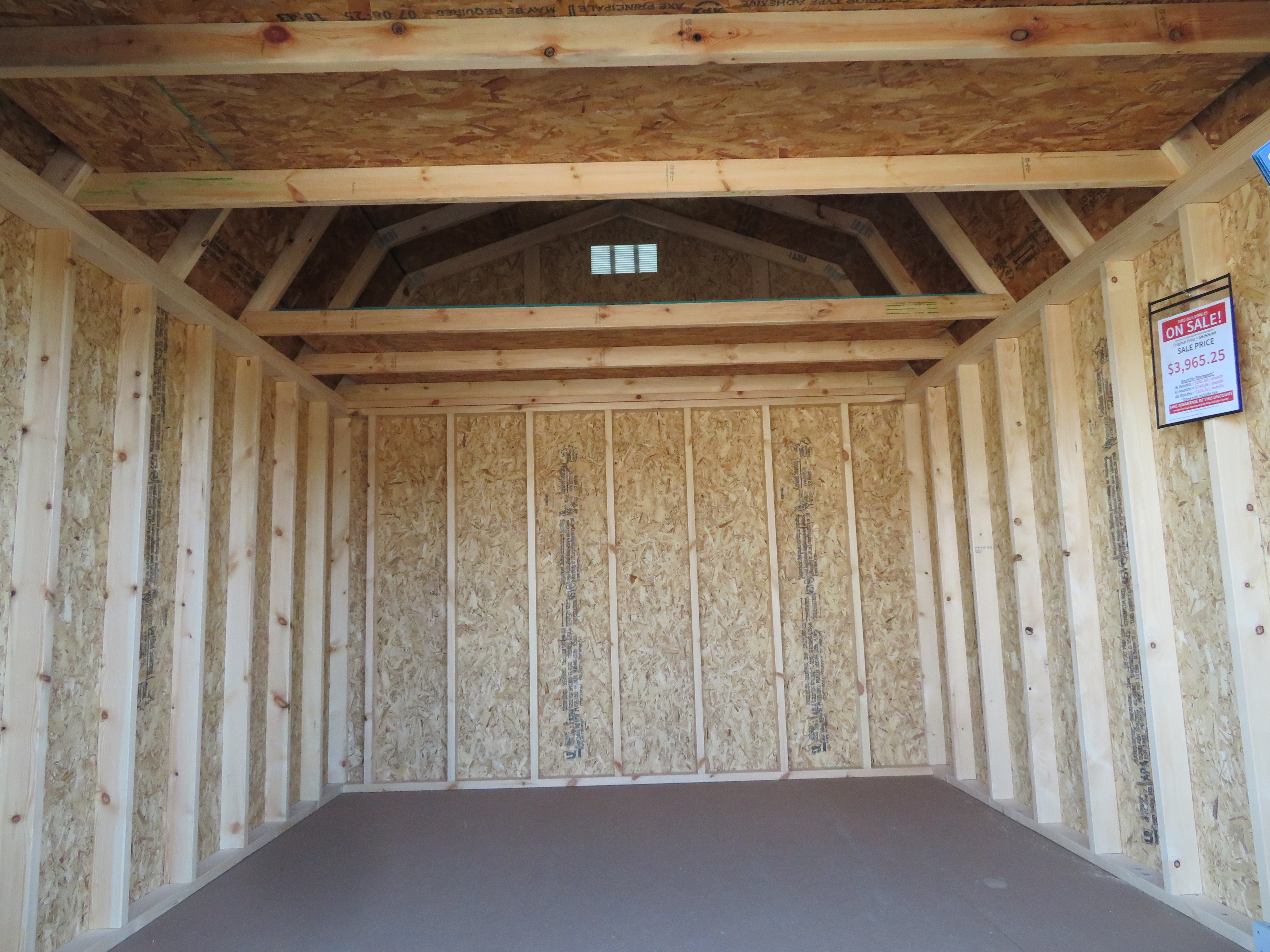 10x12 Old Hickory Buildings Lofted Barn