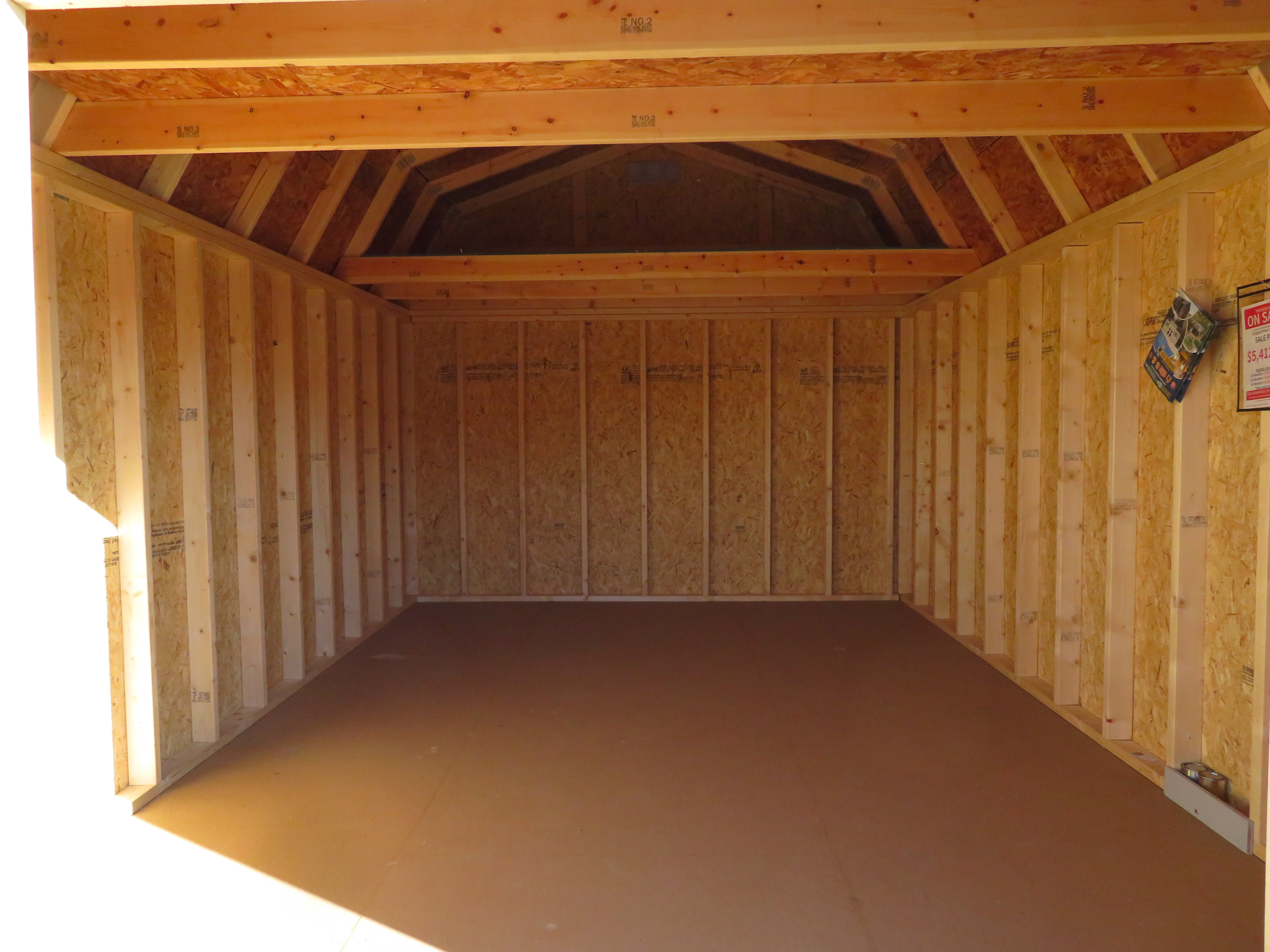 12x16 Old Hickory Lofted Barn 