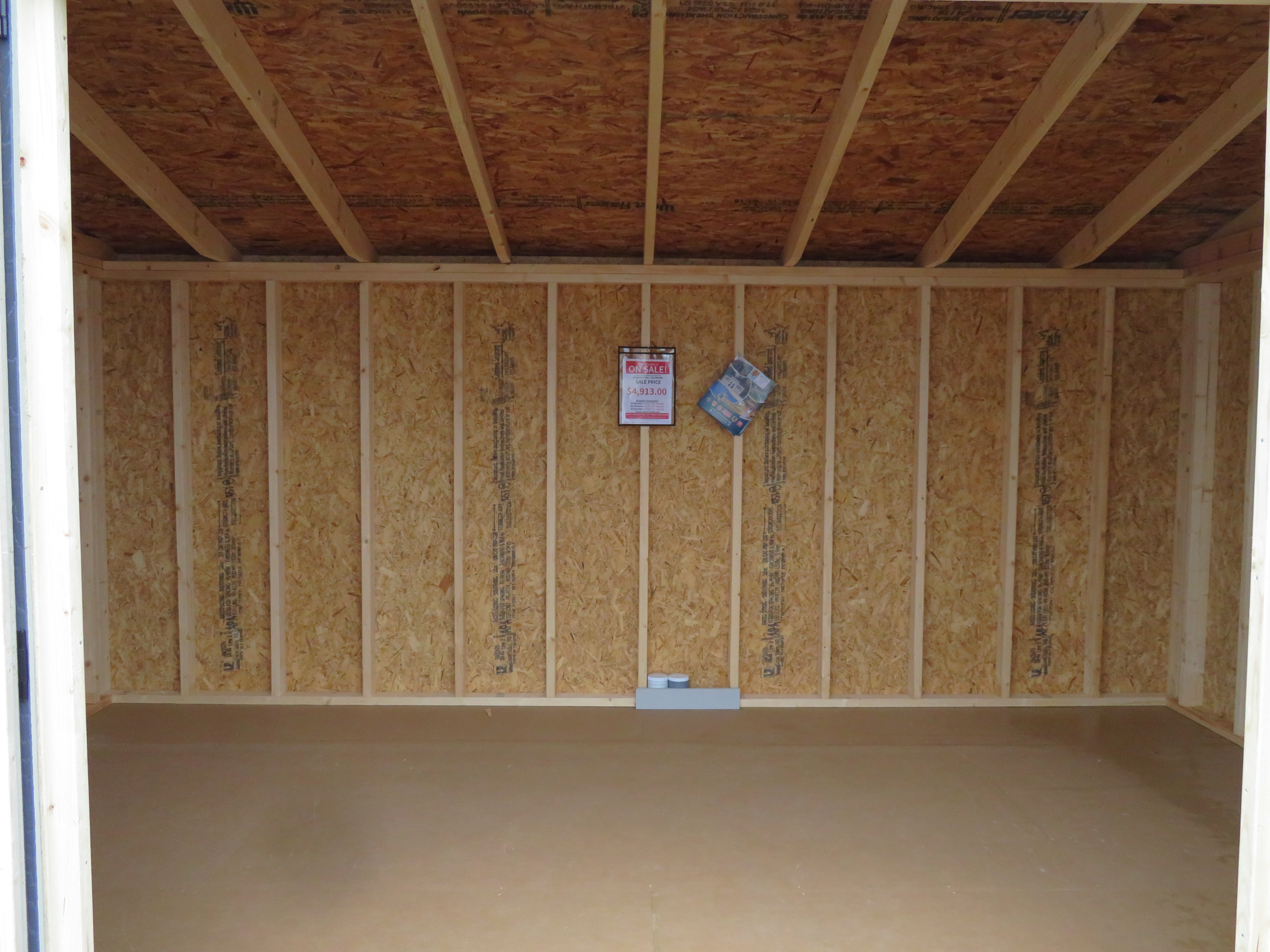 10x16 Old Hickory Buildings Single Slope Shed